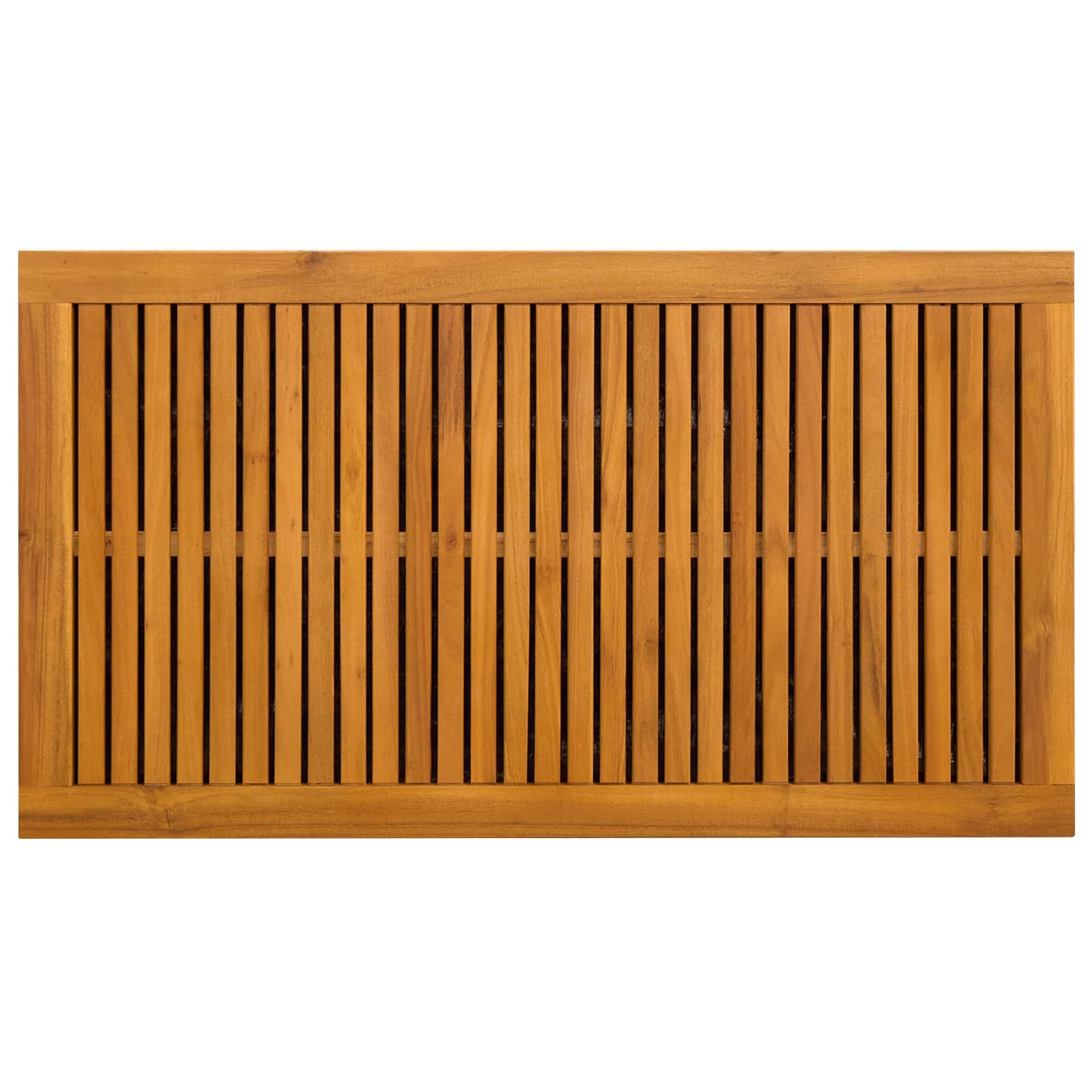 Gartenlagerbox 141 L Massivholz Akazie 90 x 50 x 56 cm Schwarz