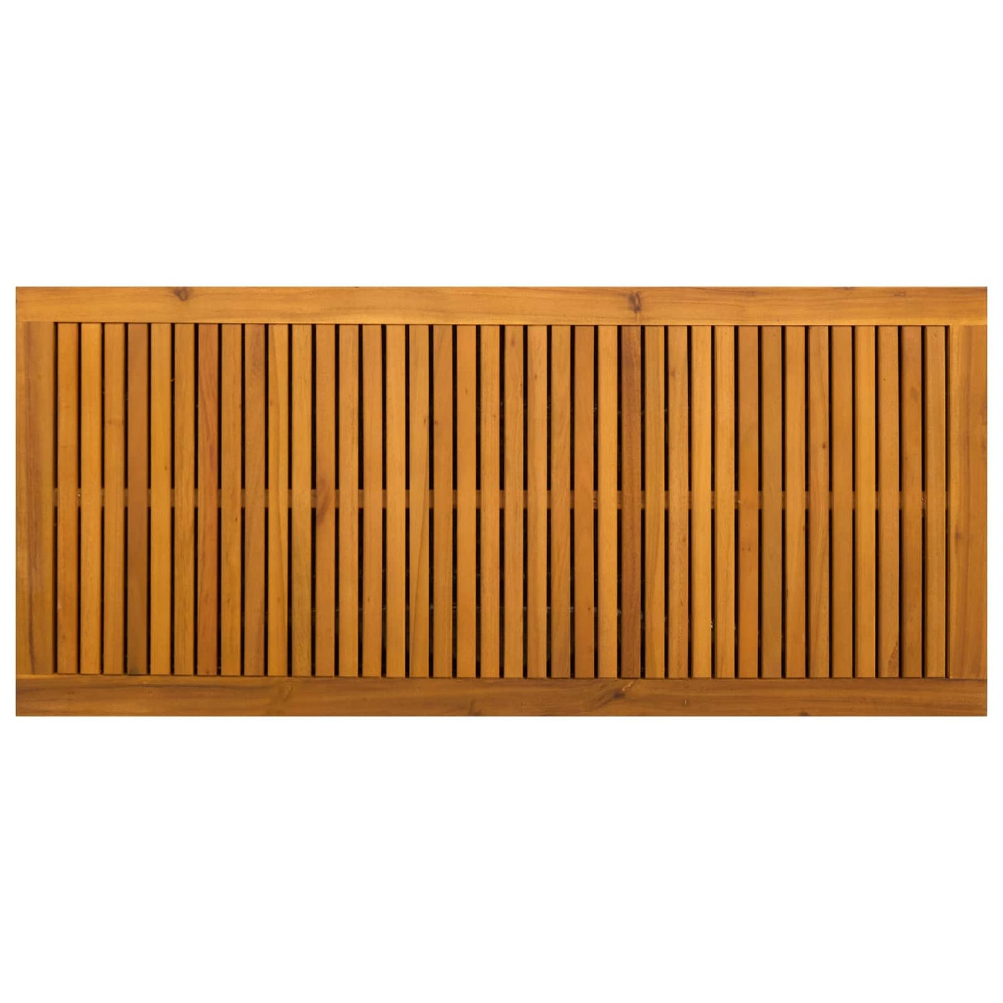 Gartenlagerbox 185 L Massivholz Akazie 113 x 50 x 56 cm Schwarz
