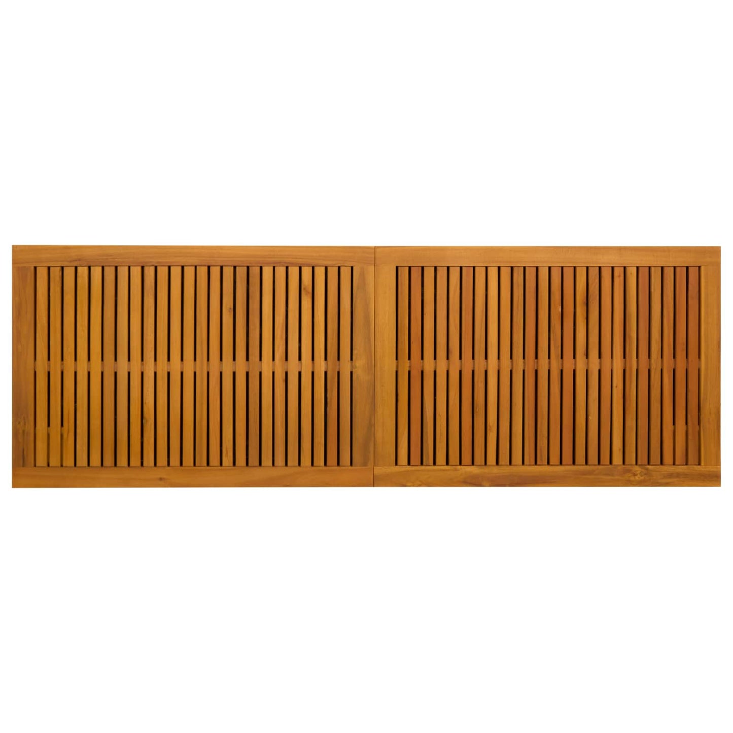 Gartenlagerbox 243 L Massivholz Akazie 150 x 50 x 56 cm Schwarz