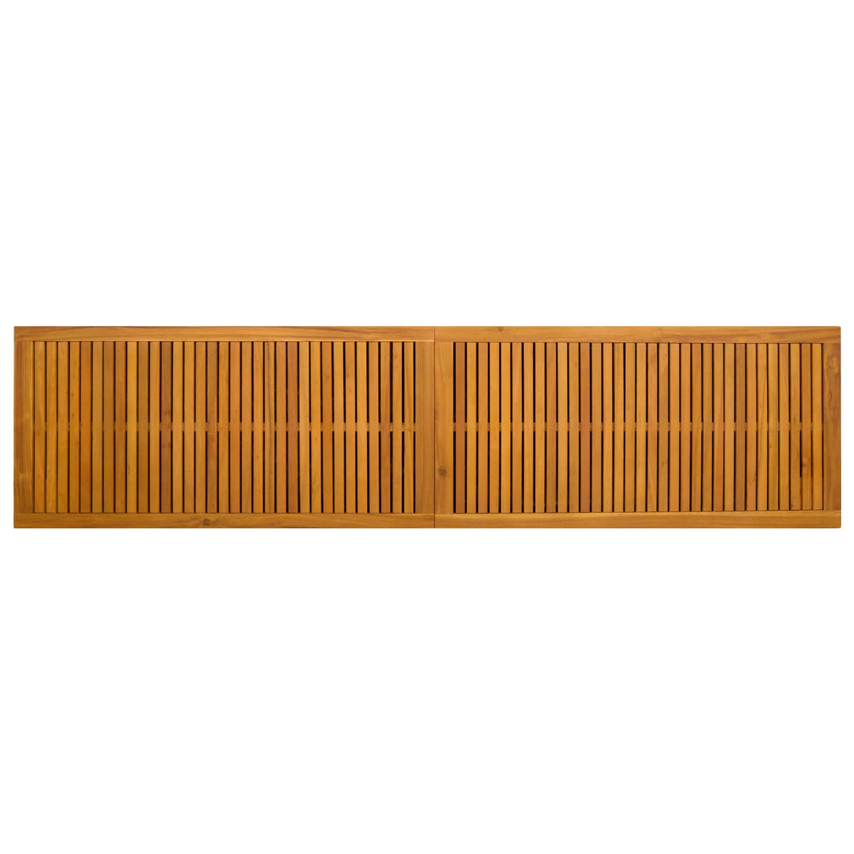 Gartenlagerbox 333 L Massivholz Akazie 200 x 50 x 56 cm Schwarz