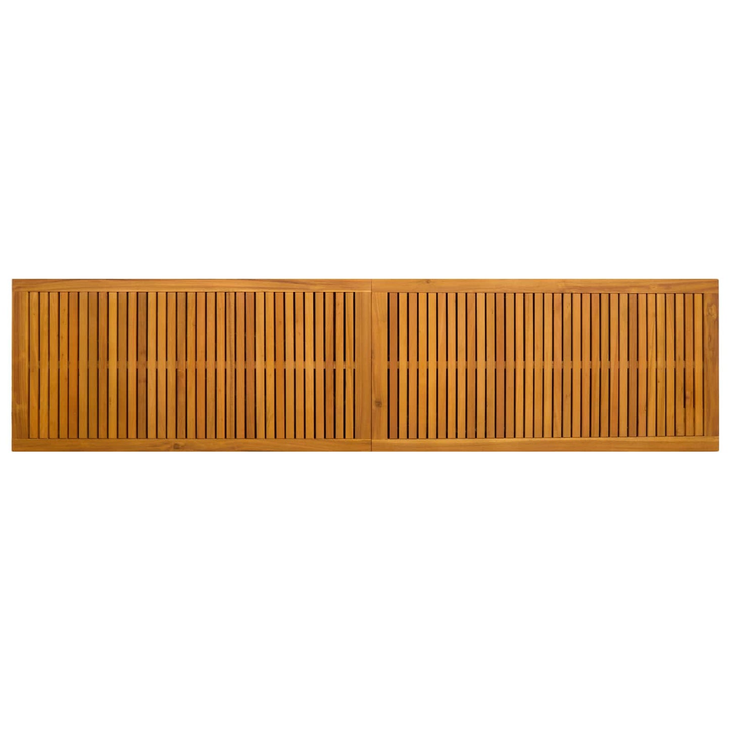 Gartenlagerbox 185 L Massivholz Akazie 200 x 50 x 56 cm Schwarz