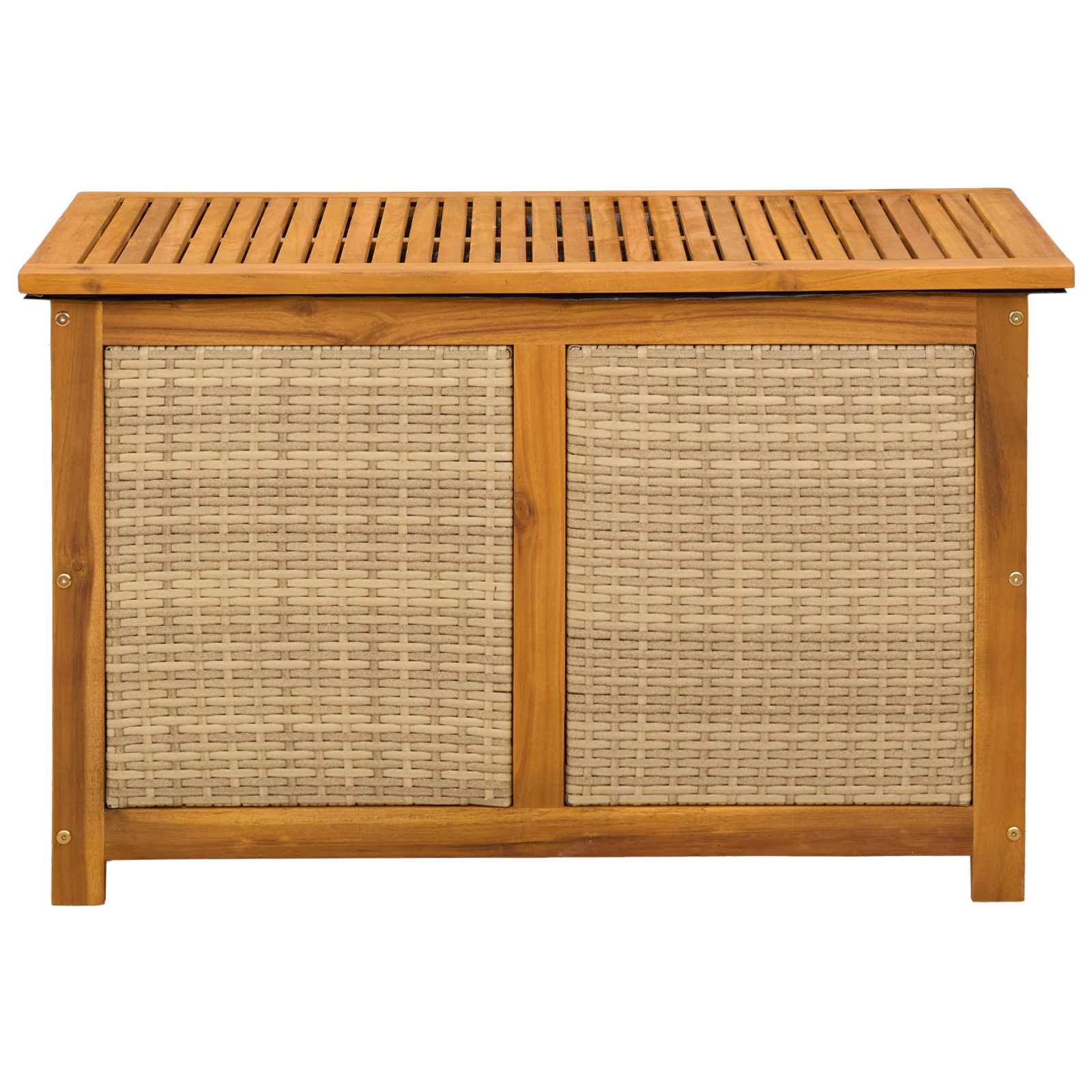 Gartenlagerbox 141 L Massivholz Akazie 90 x 50 x 56 cm Beige