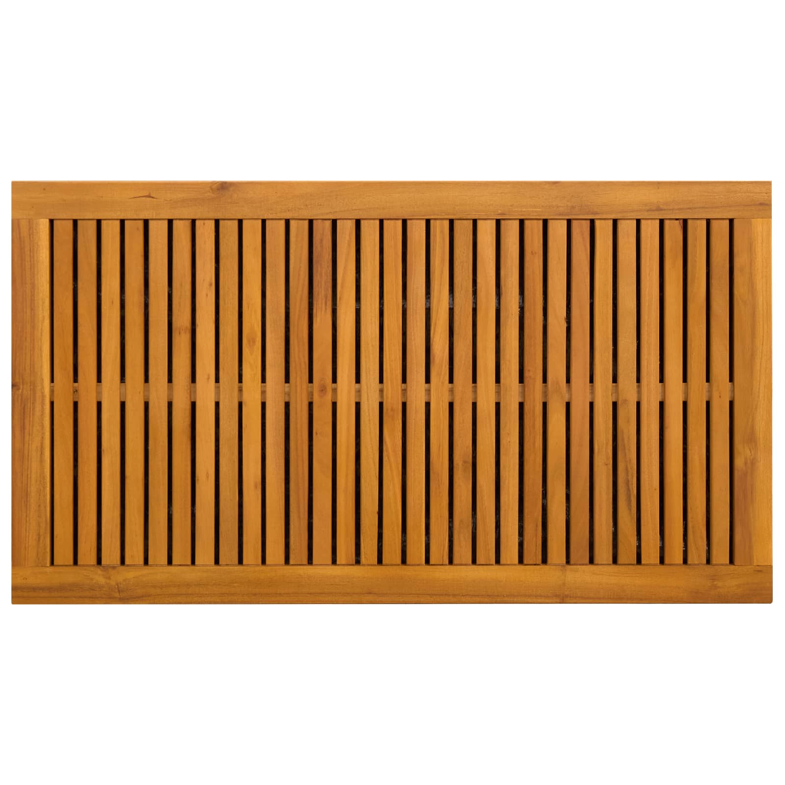 Gartenlagerbox 185 L Massivholz Akazie 90 x 50 x 56 cm Beige