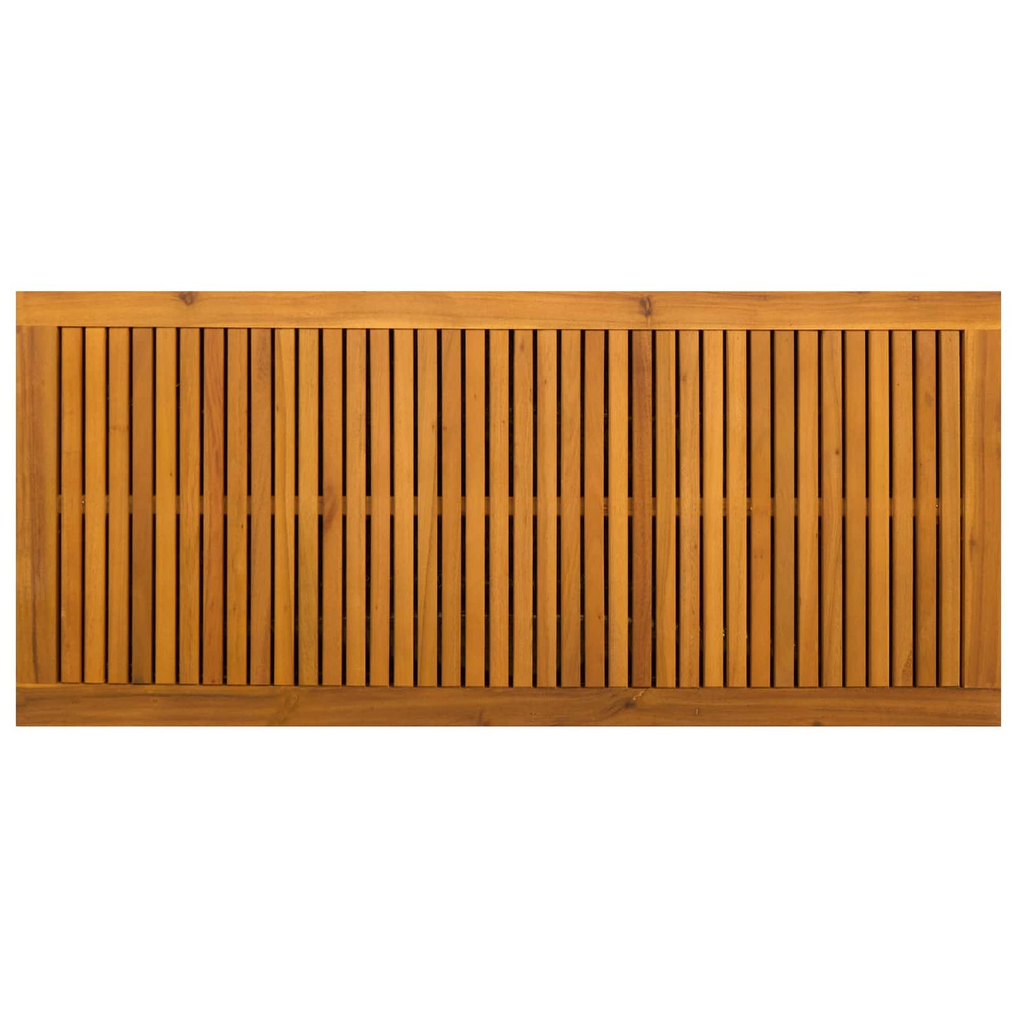 Gartenlagerbox 185 L Massivholz Akazie 113 x 50 x 56 cm Beige