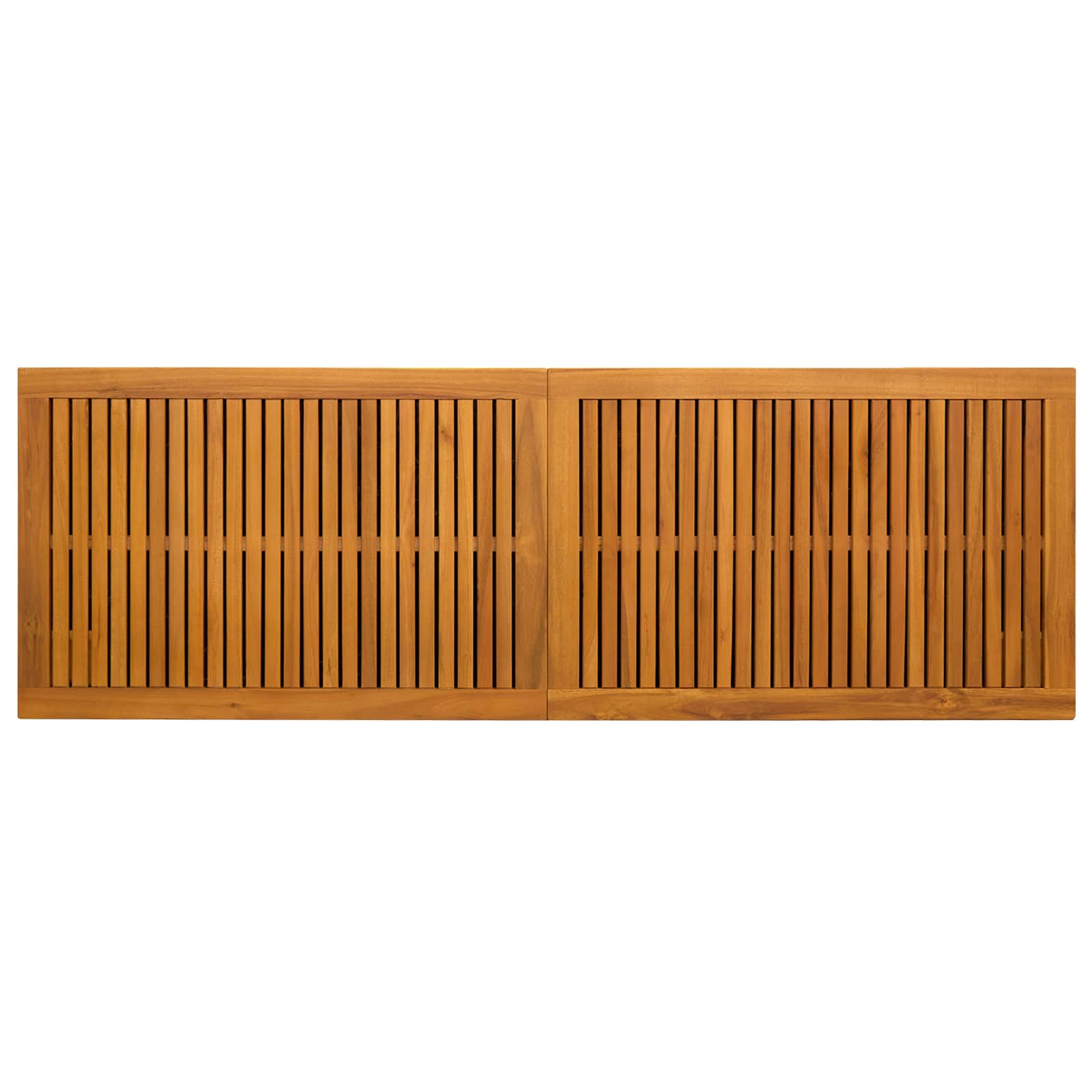 Gartenlagerbox 185 L Massivholz Akazie 150 x 50 x 56 cm Beige