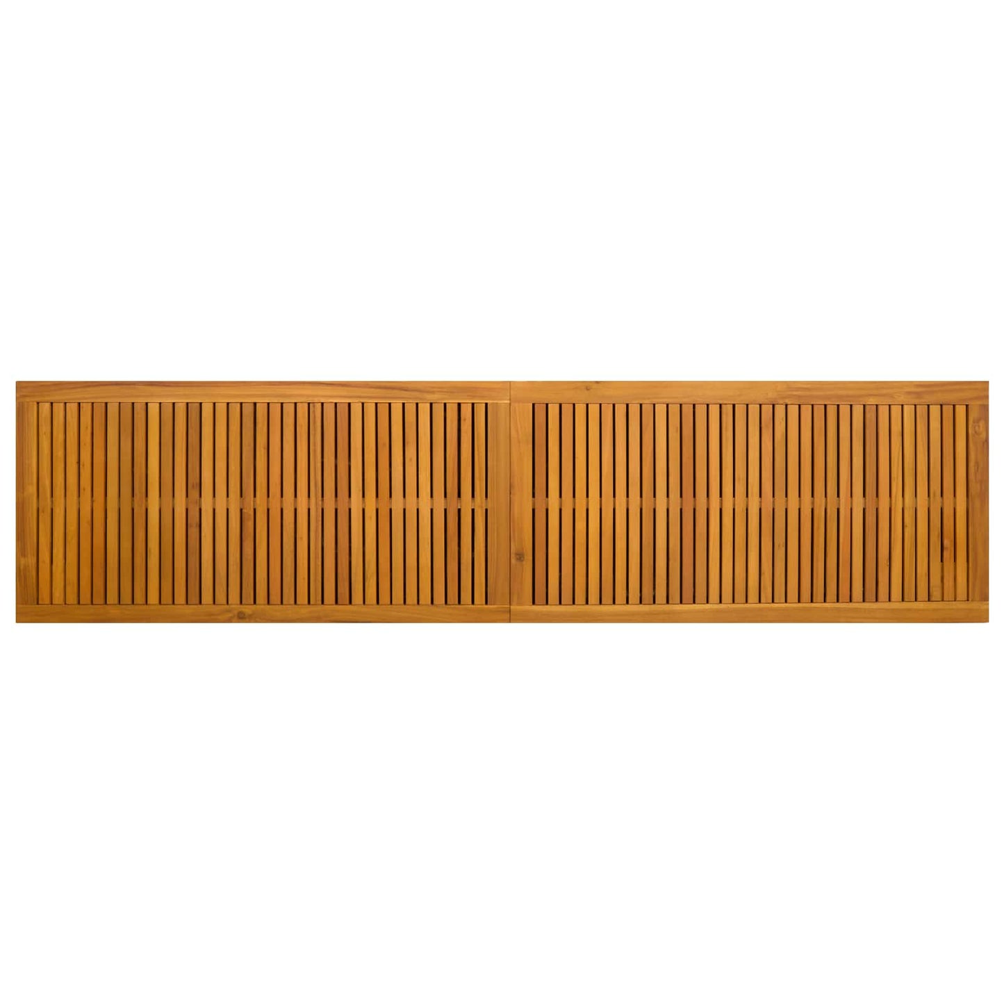 Gartenlagerbox 185 L Massivholz Akazie 200 x 50 x 56 cm Beige