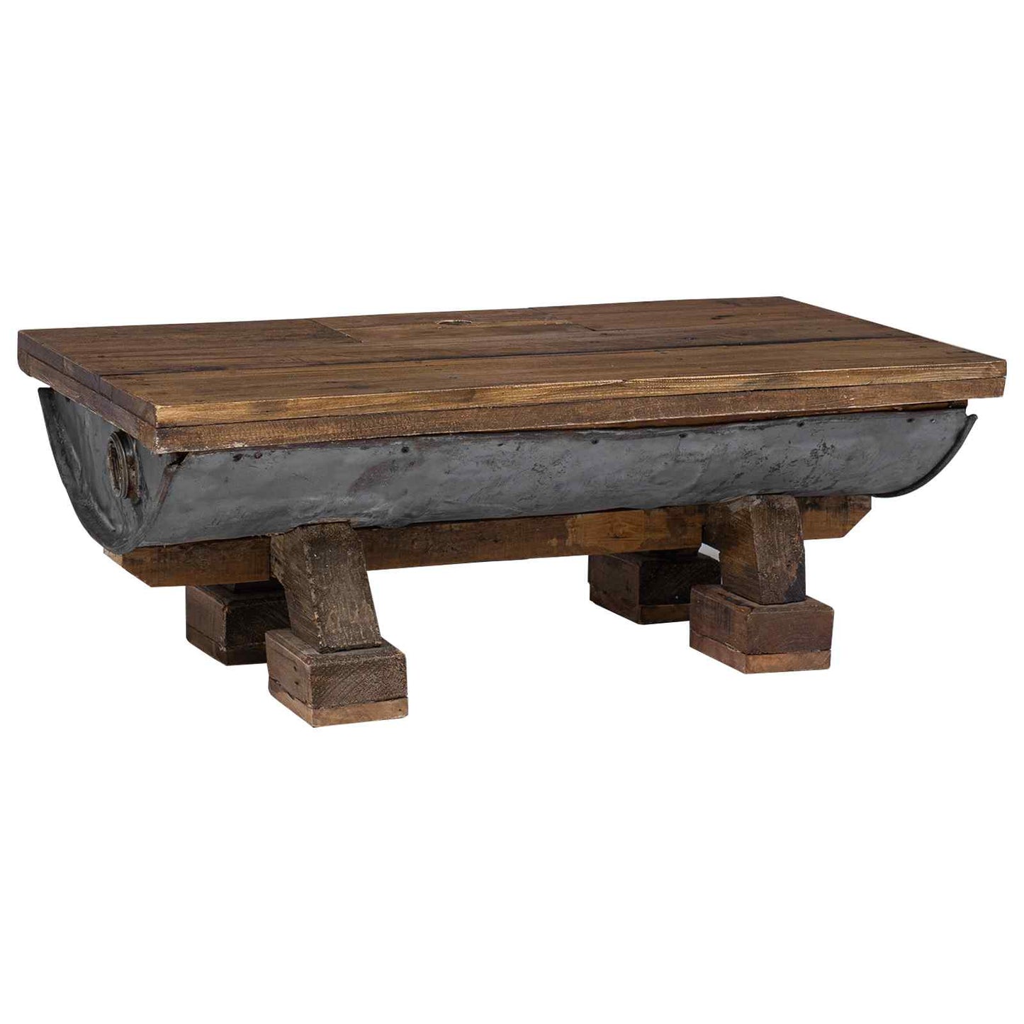 Couchtisch Natur 90 x 50 x 35 cm Holz