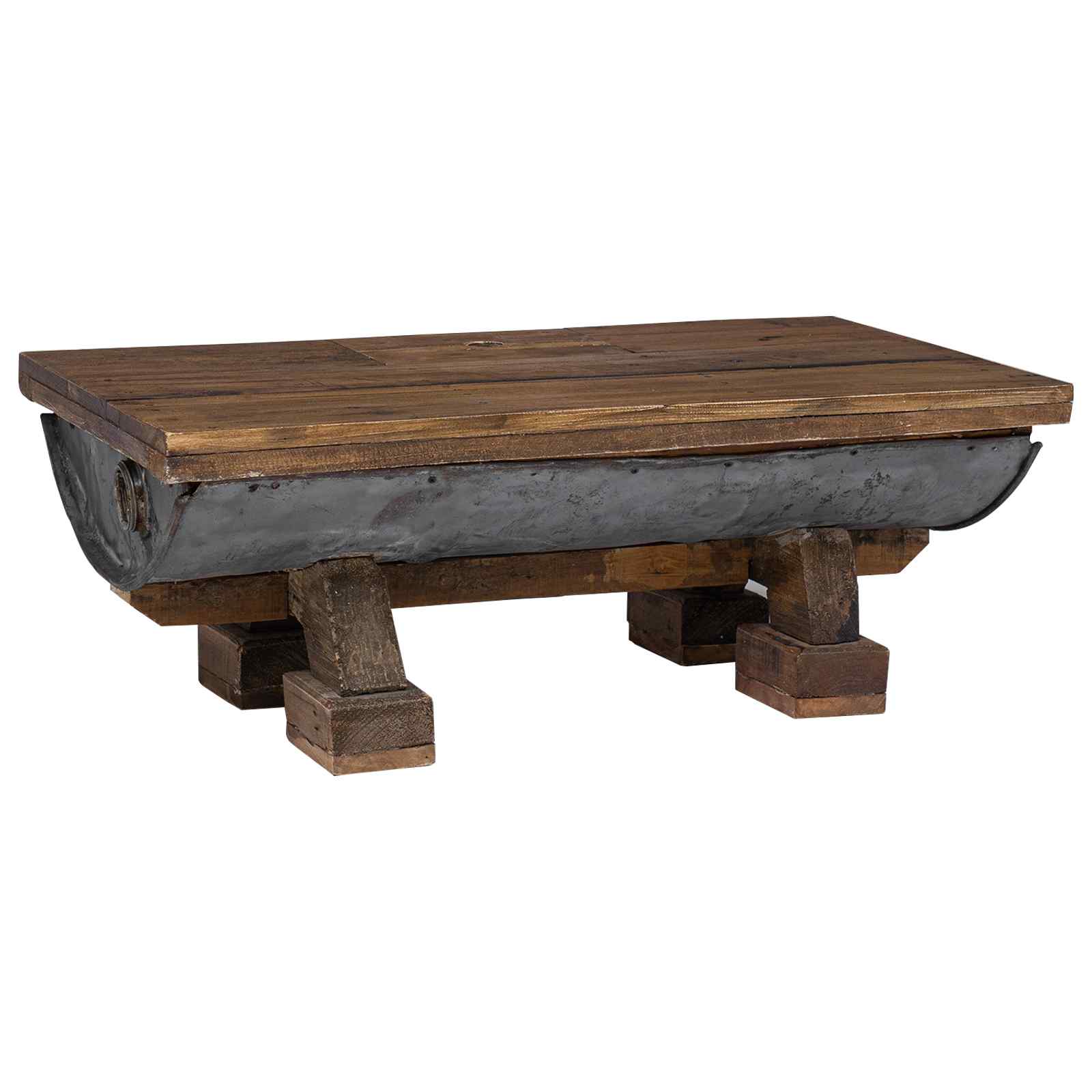 Couchtisch Natur 90 x 50 x 35 cm Holz