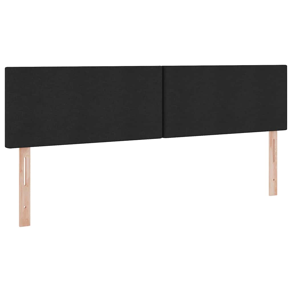 Aufbewahrungsbett mit Matratze Schwarz 160 x 200 cm Samt