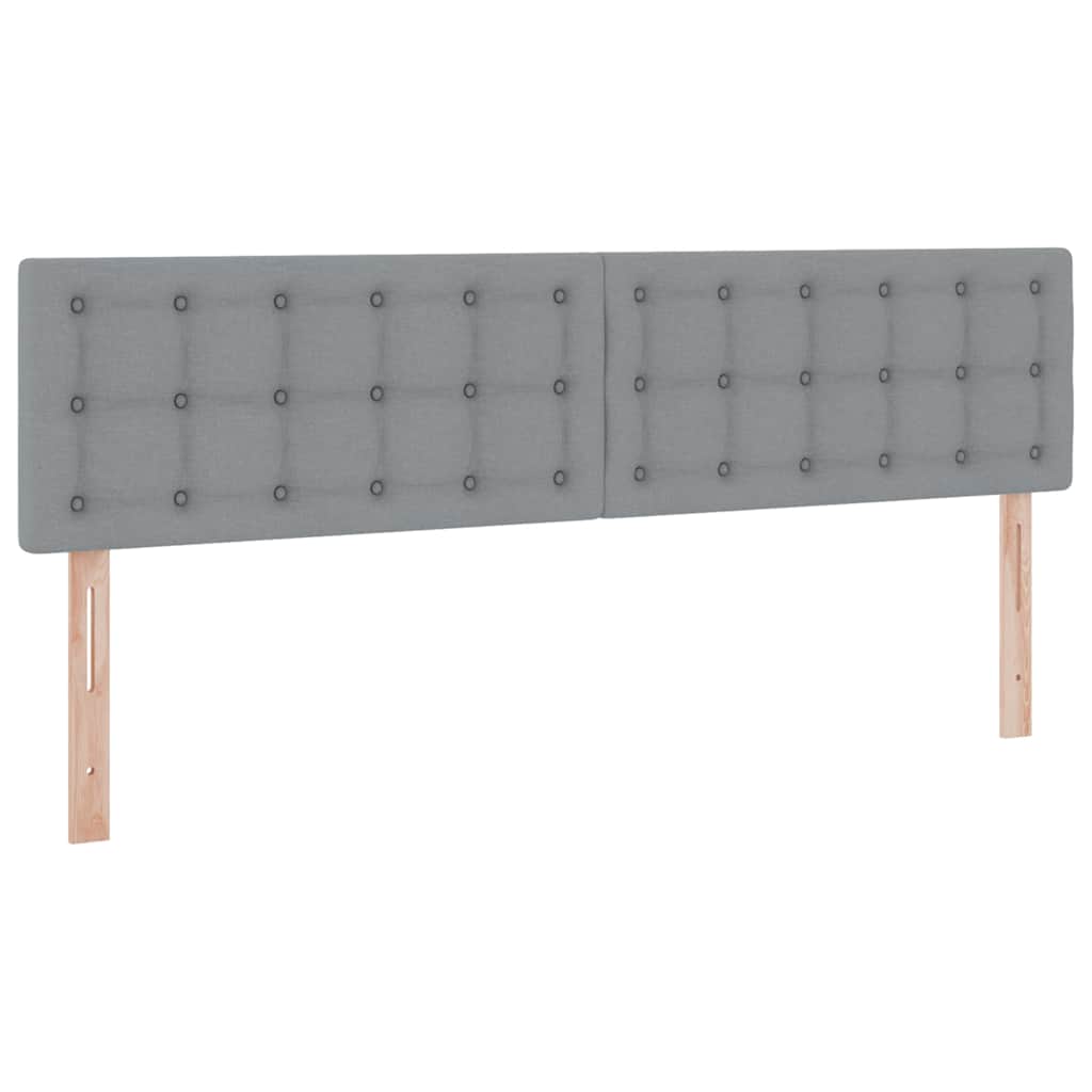 Aufbewahrungsbett mit Matratze Hellgrau 180 x 200 cm Kunstleder