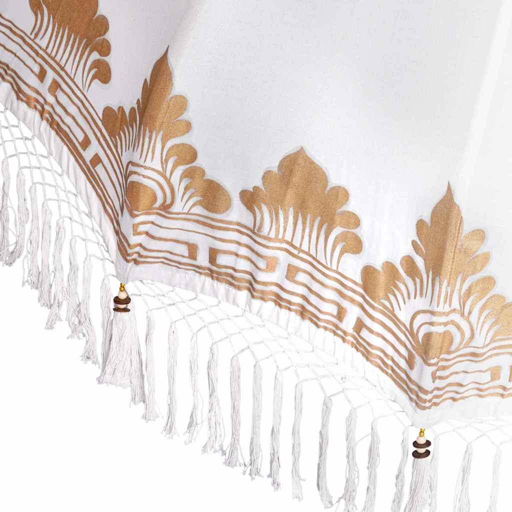 Balinesischer Sonnenschirm Creme 180-190 cm