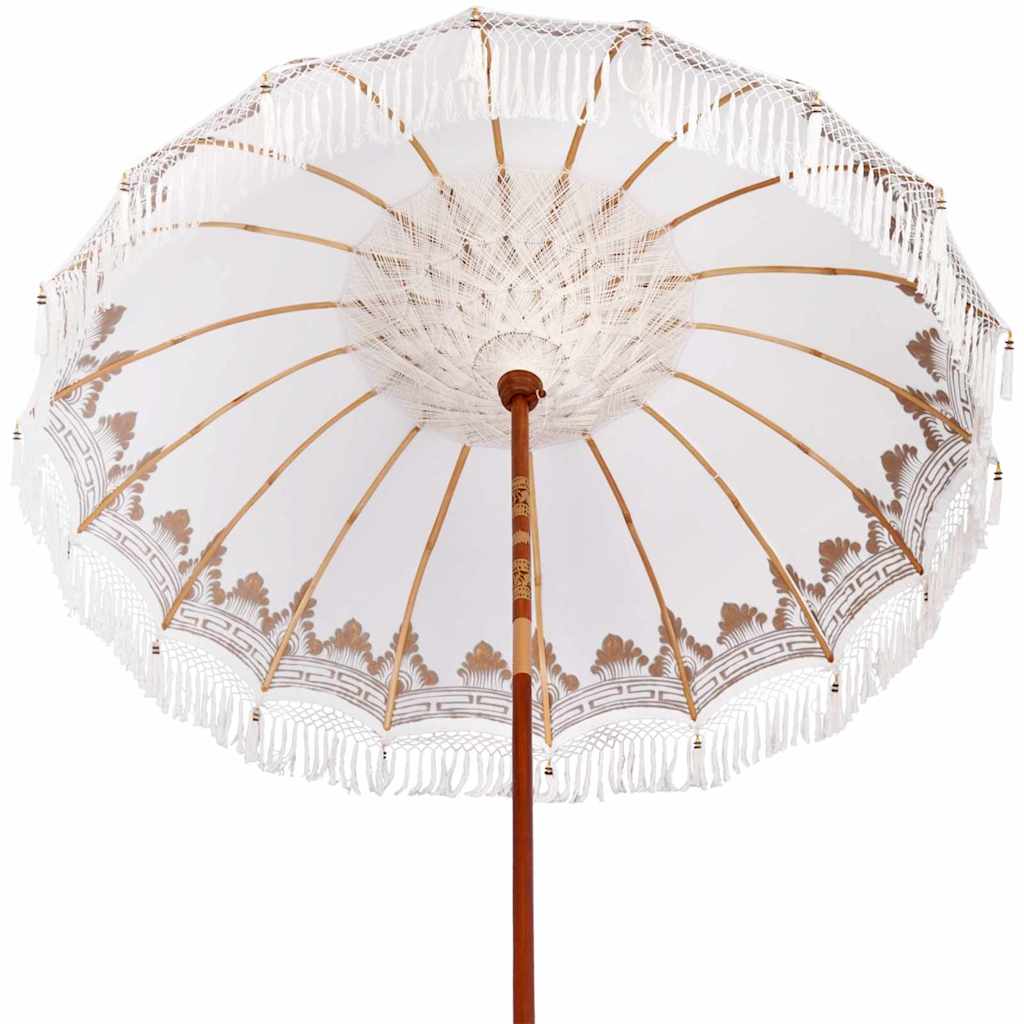 Balinesischer Sonnenschirm Creme 215 x 215 x 260 cm