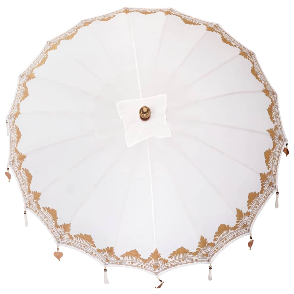 Balinesischer Sonnenschirm 260 2 pcs Creme 210-220 cm