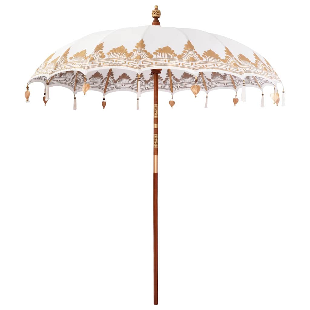 Balinesischer Sonnenschirm 260 2 pcs Creme 210-220 cm