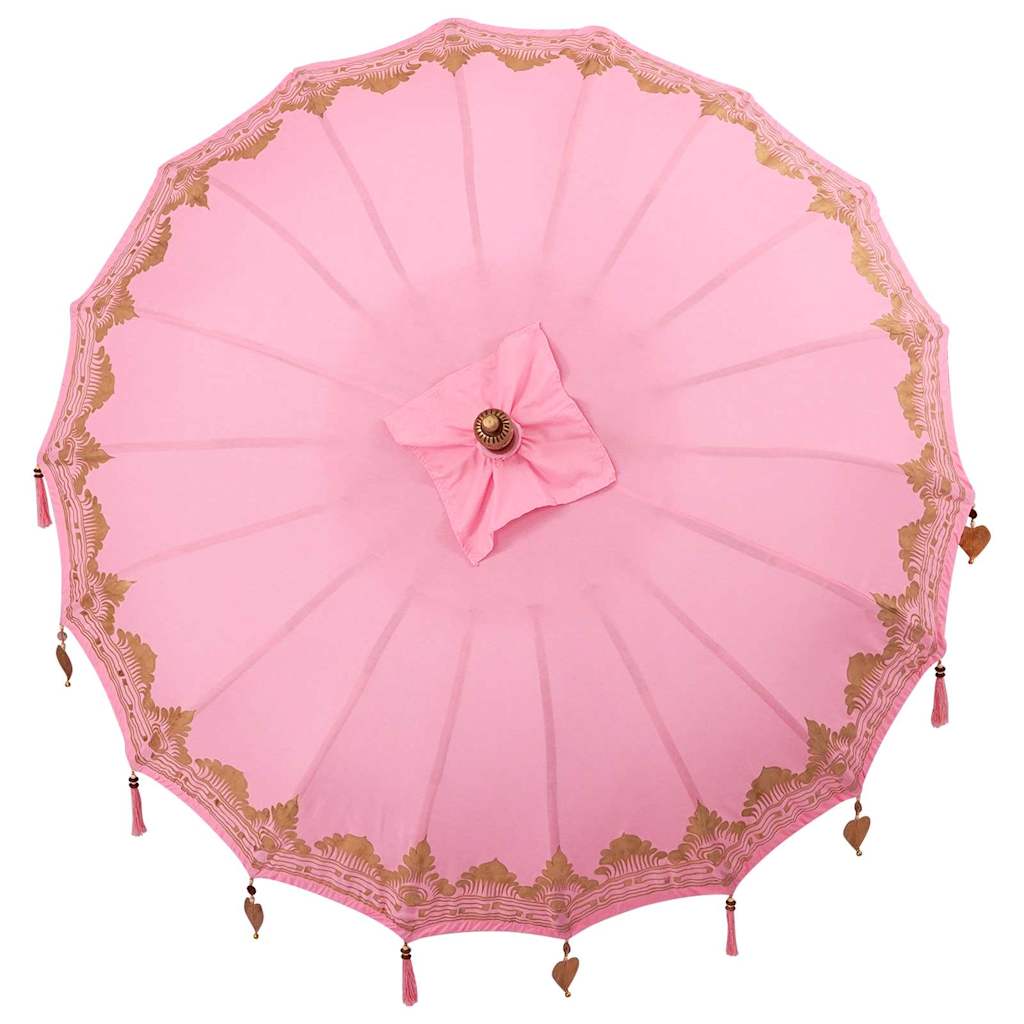 Balinesischer Sonnenschirm Rosa 180-190 cm