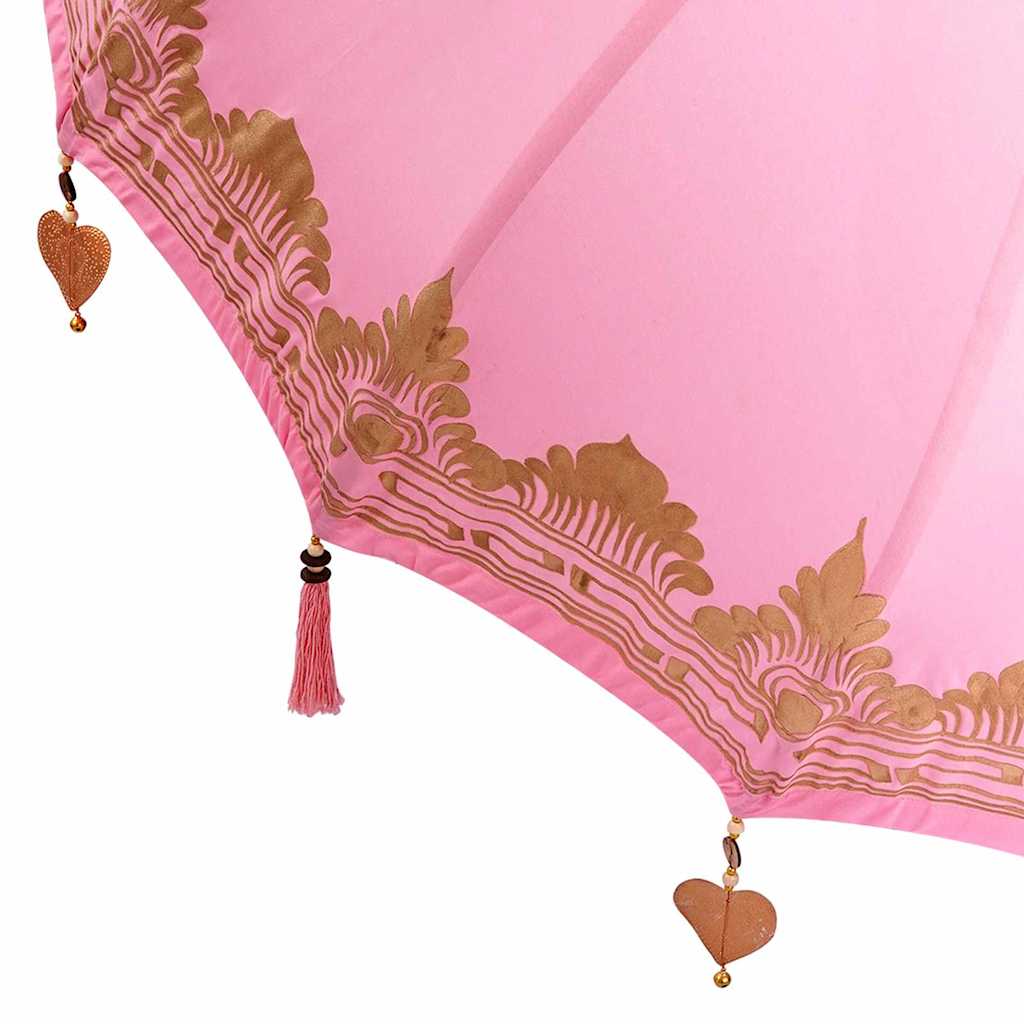 Balinesischer Sonnenschirm Rosa 180-190 cm