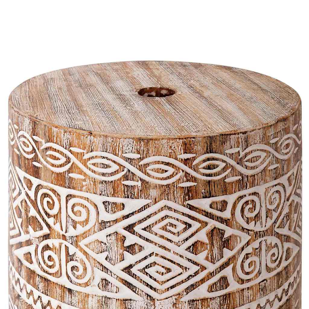 Sonnenschirm mit Fuß Blau, Braun 250 cm Baumwolle, Holz