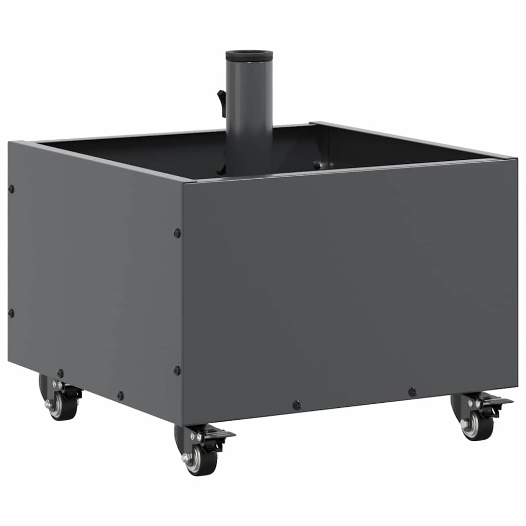 Sonnenschirmständer 11.75 kg Anthrazit Stahl Quadratisch