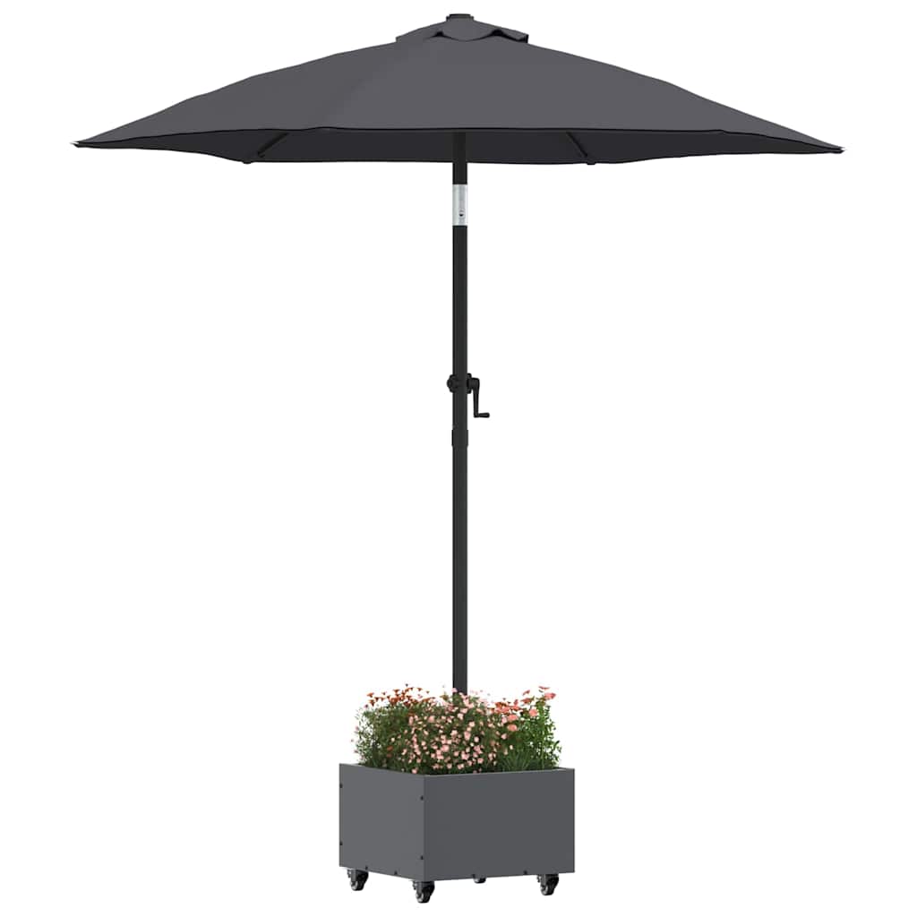 Sonnenschirmständer 11.75 kg Anthrazit Stahl Quadratisch
