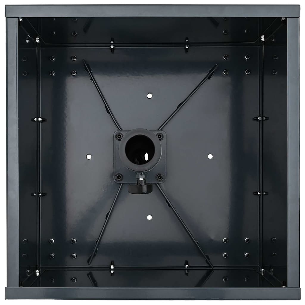 Sonnenschirmständer 11.75 kg Anthrazit Stahl Quadratisch