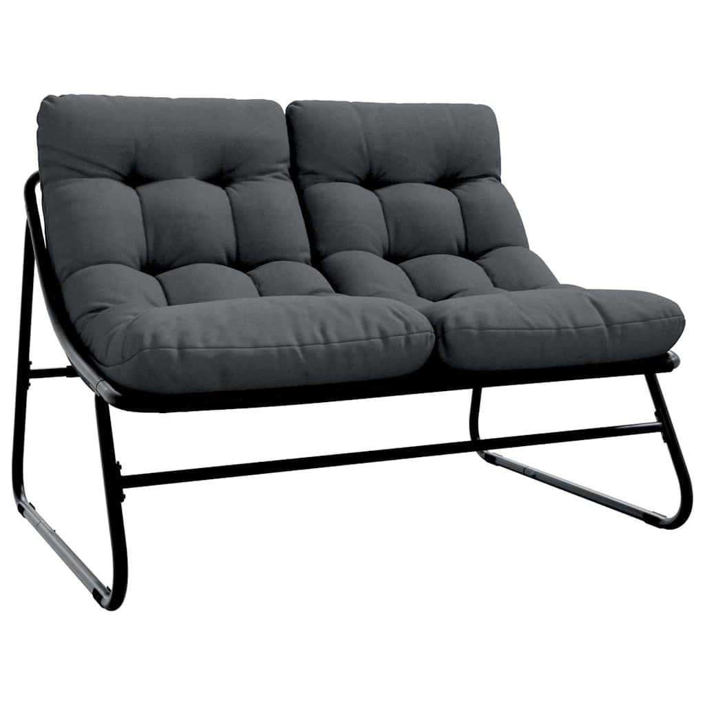 gartenmöbel Schwarz 110 x 81 x 71 cm Pulverbeschichteter Stahl