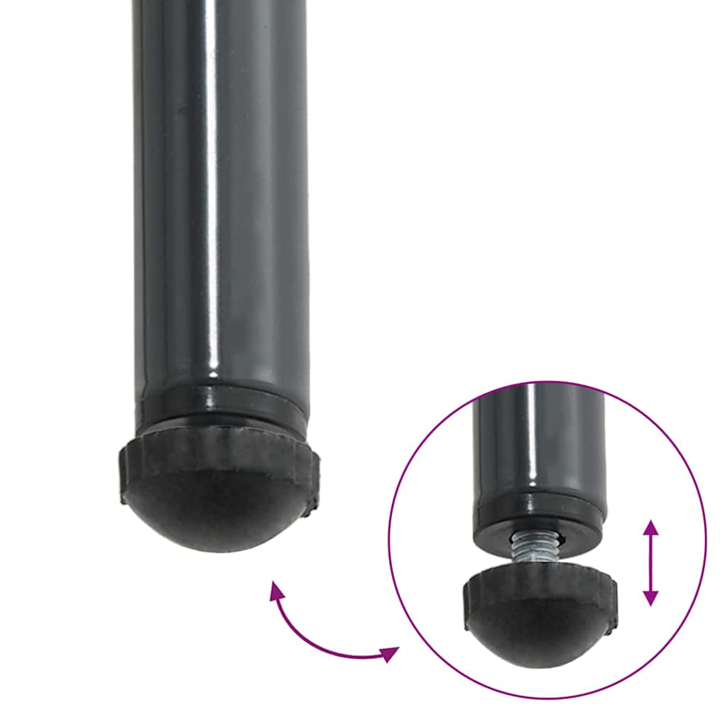 Garten Essgruppe 3 Stk. Schwarz und Anthrazit Poly-Rattan