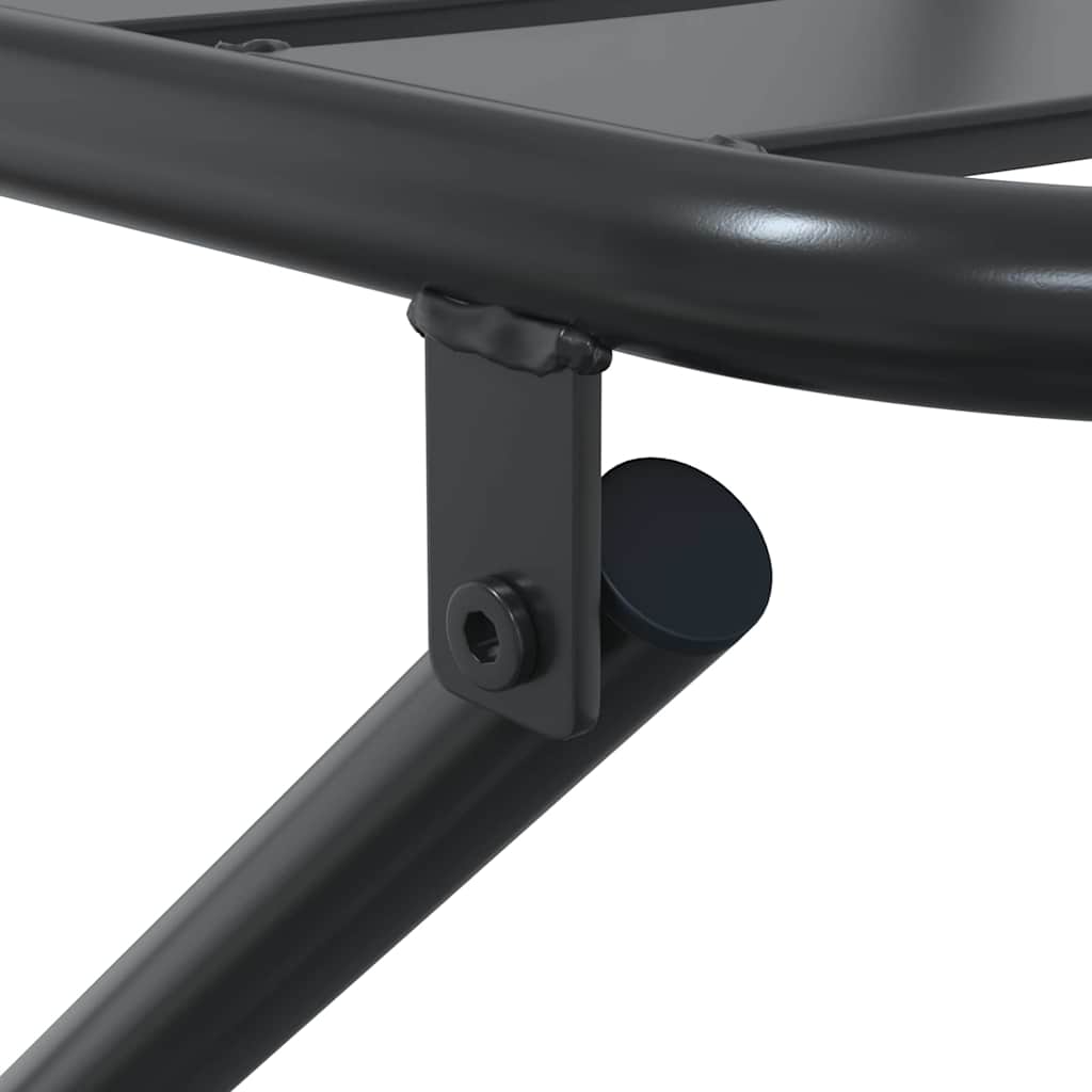 Garten Bistro Set 3 Stk. Anthrazit Stahl