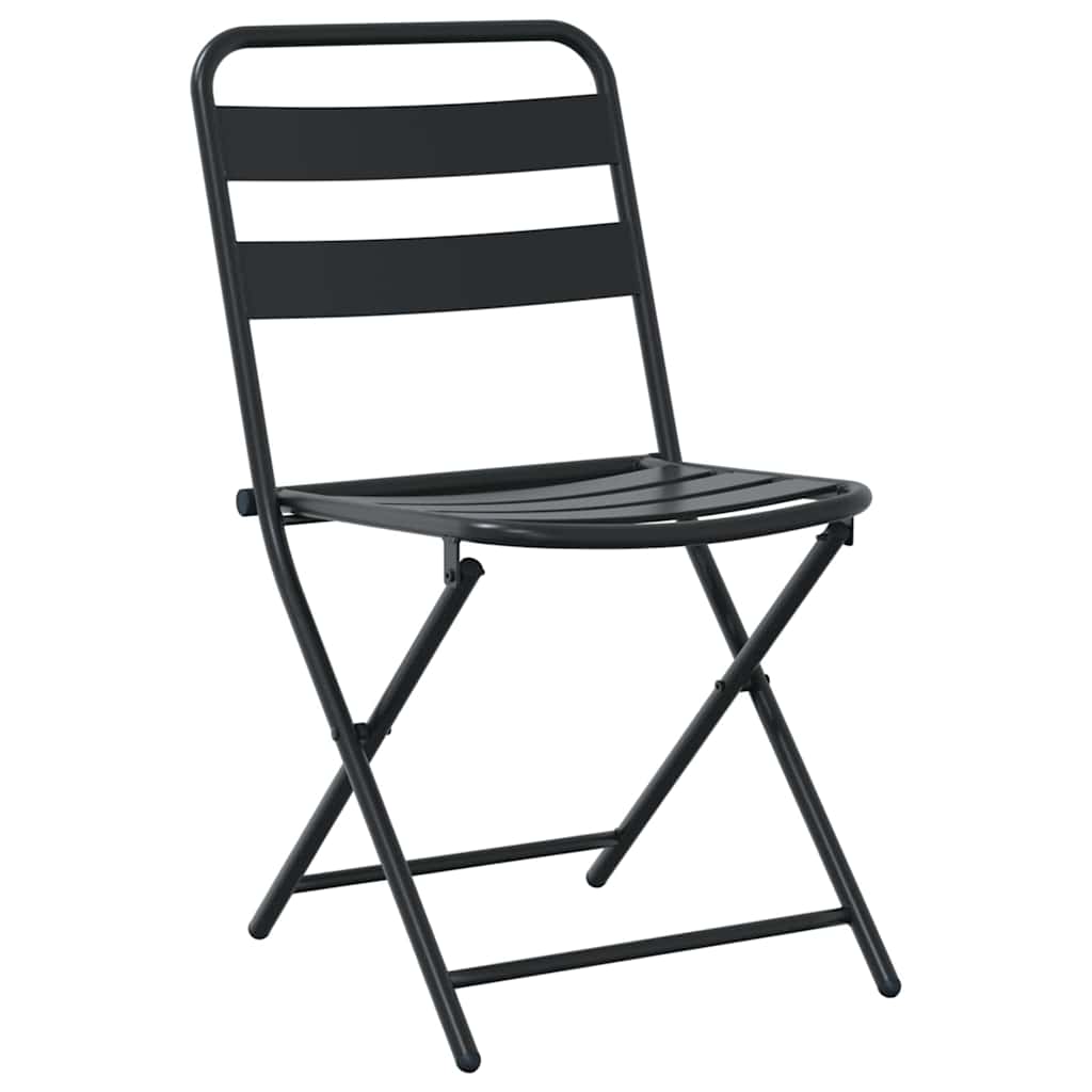 Garten Bistro Set 3 Stk. Anthrazit Stahl