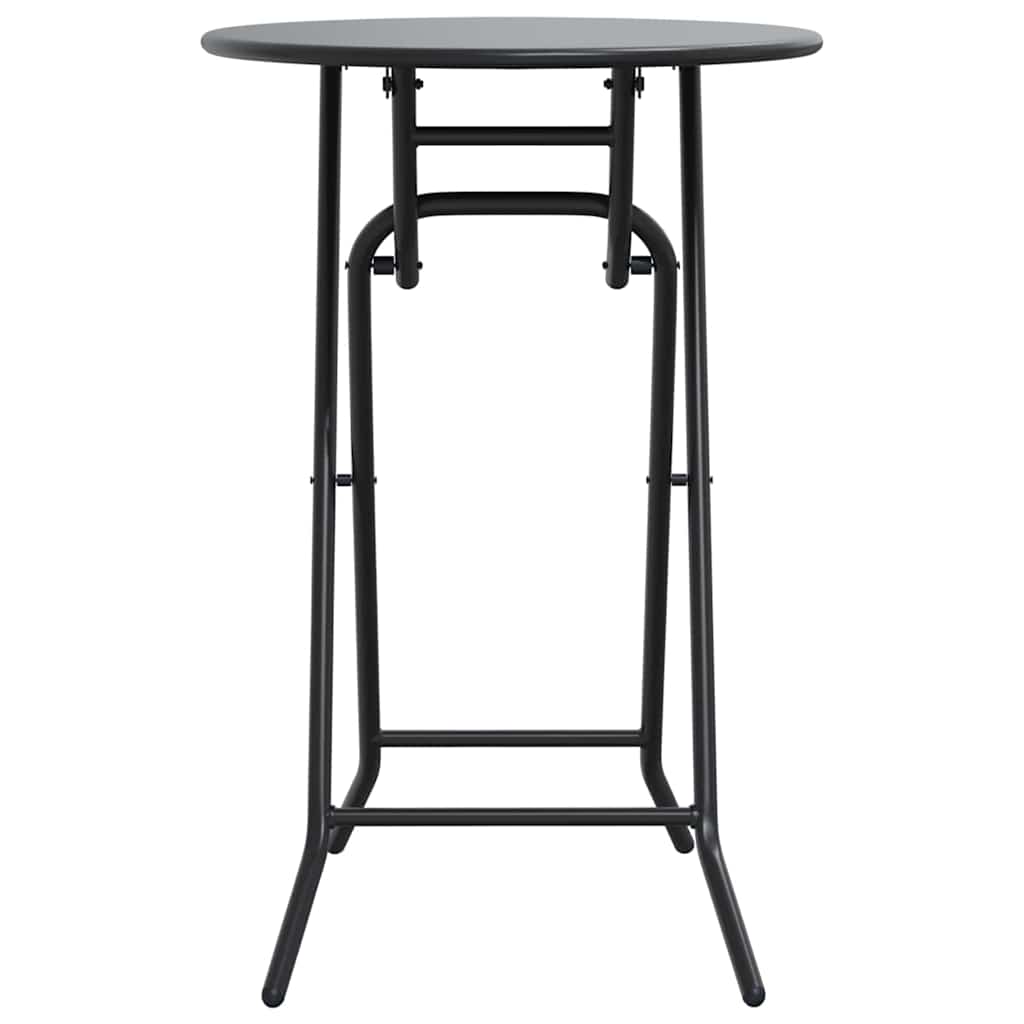 Gartentisch Anthrazit 50 x 50 x 72 cm Metall