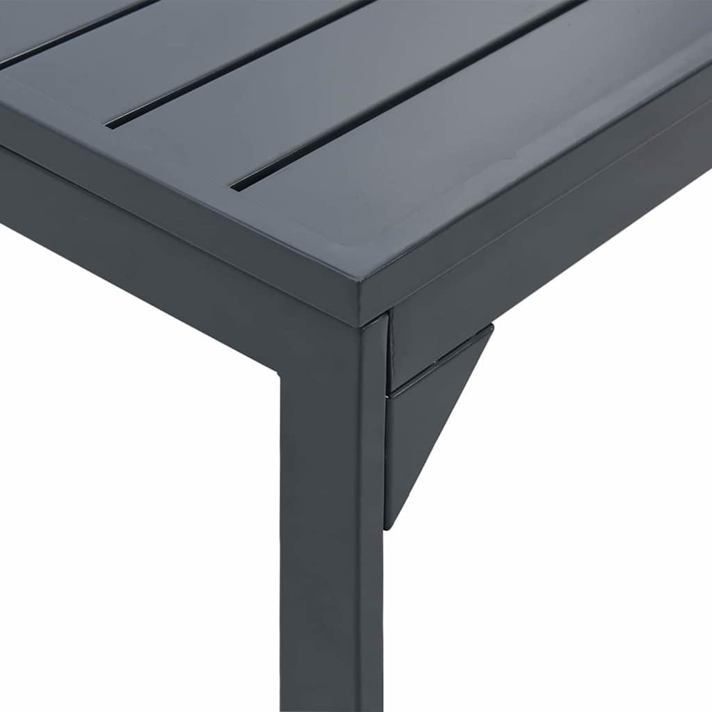 Terrassentisch Anthrazit 180 x 80 x 74 cm