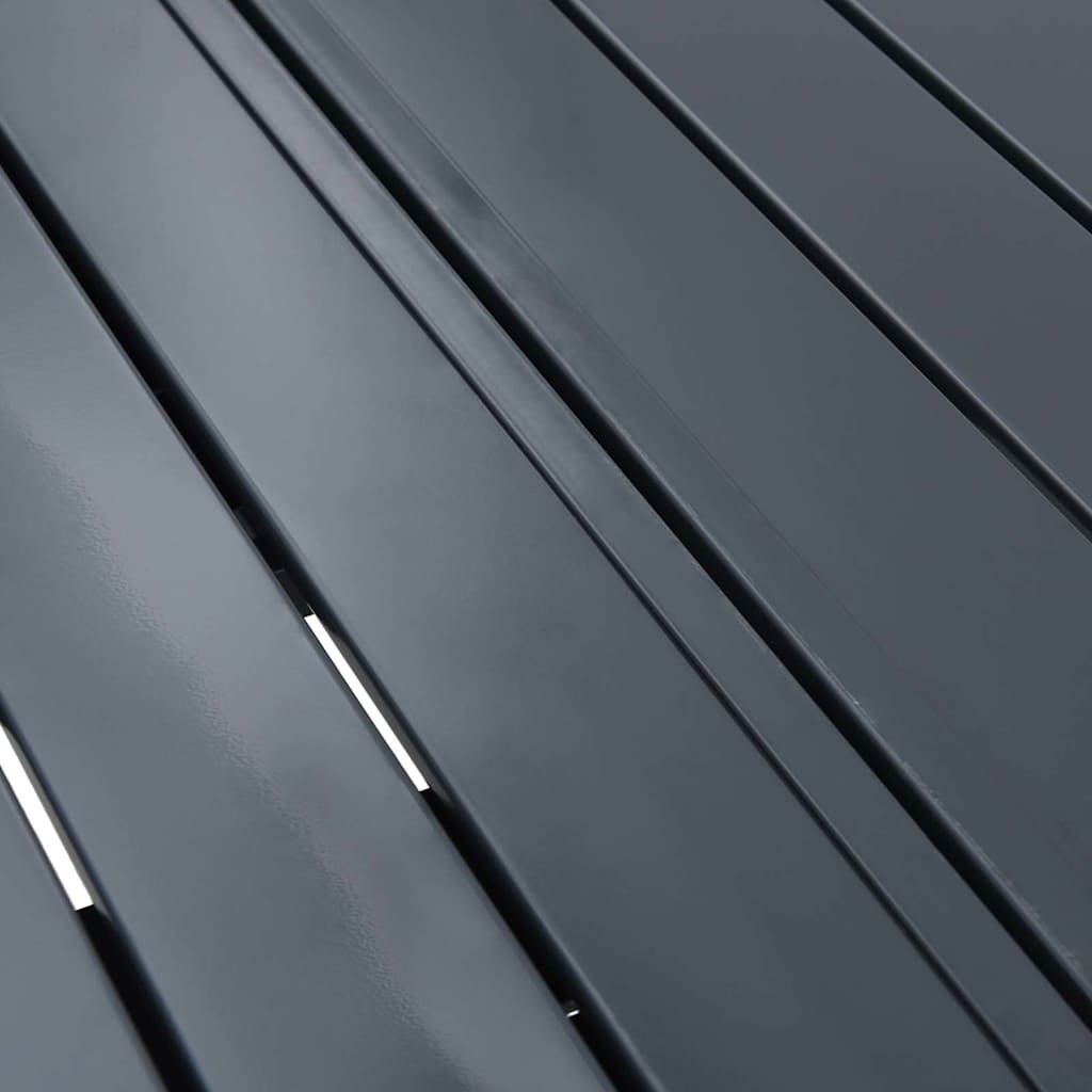 Terrassentisch Anthrazit 180 x 80 x 74 cm