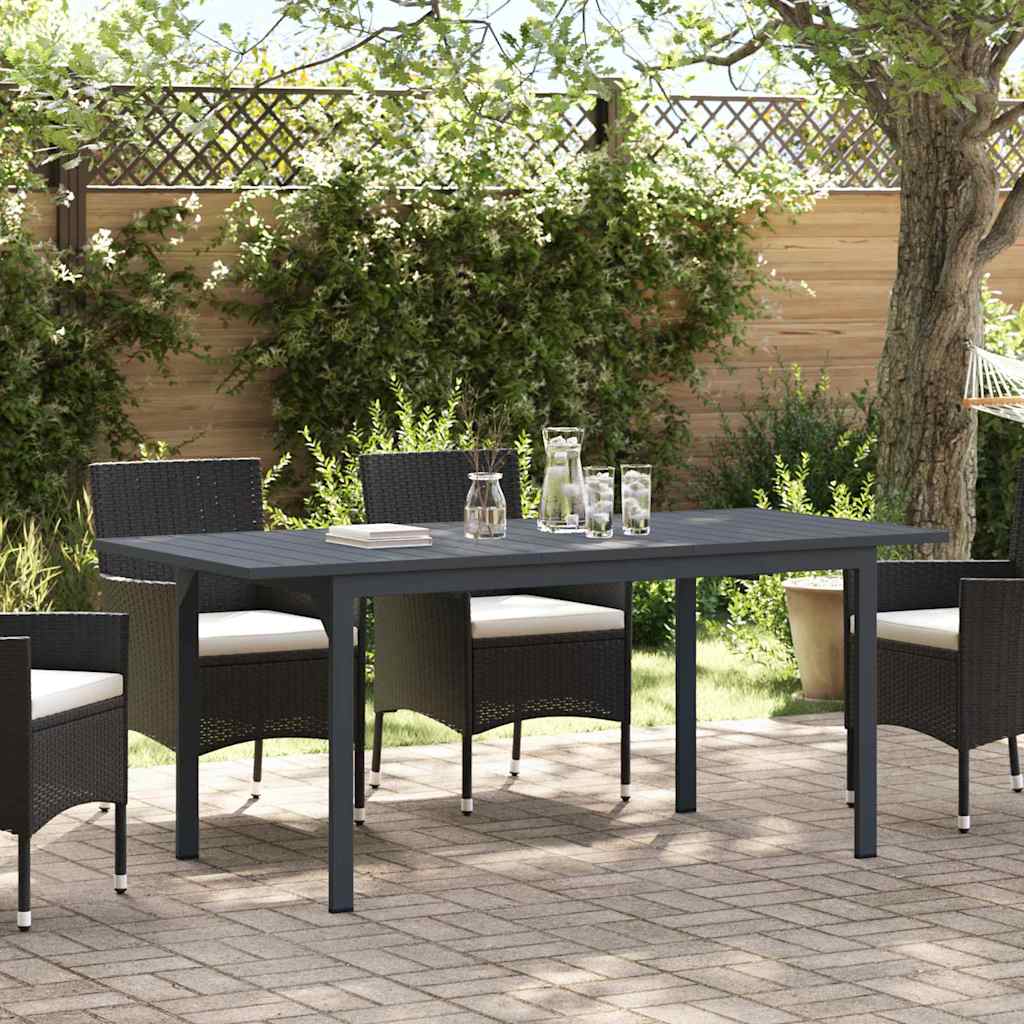 Terrassentisch Anthrazit 180 x 80 x 74 cm