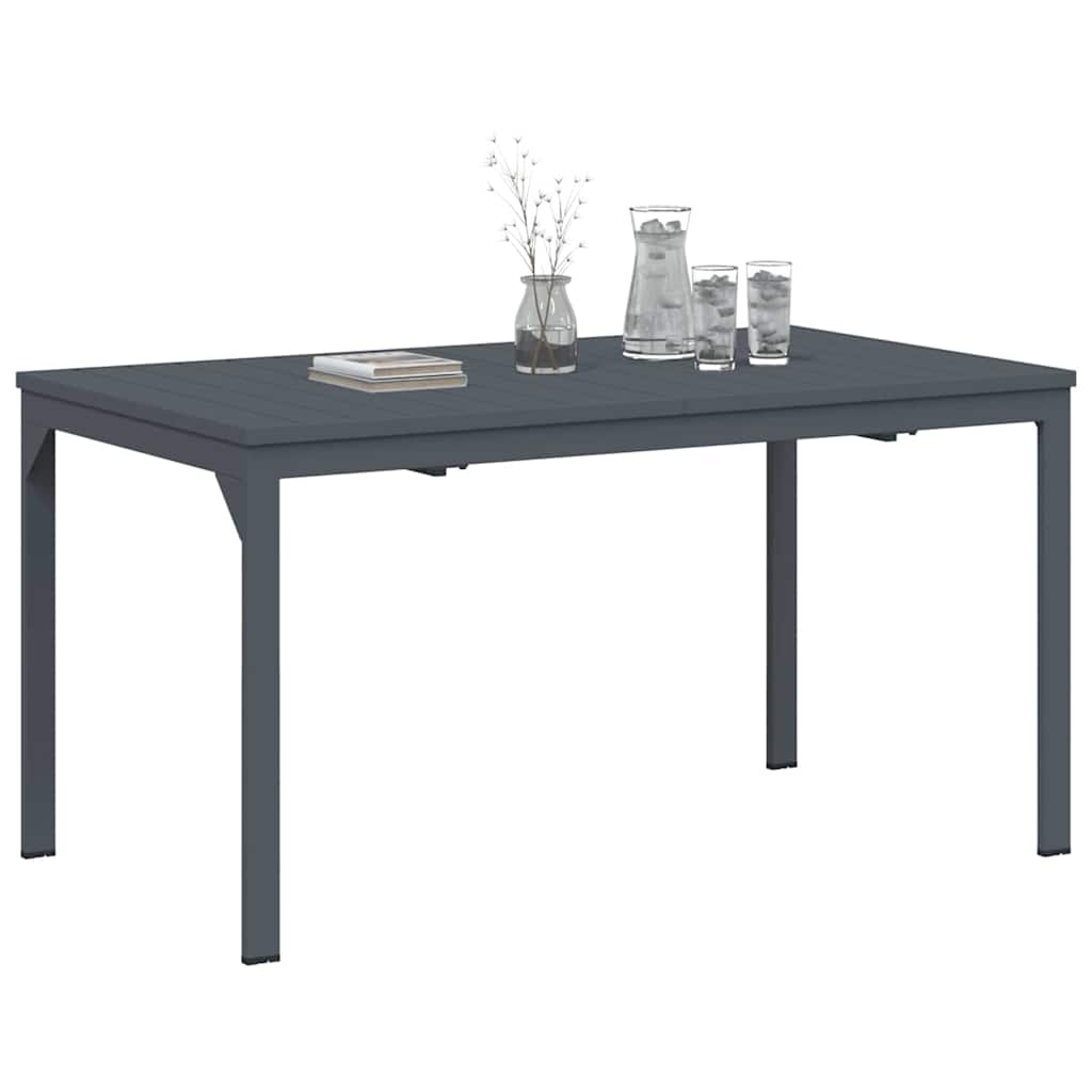 Terrassentisch Anthrazit 180 x 80 x 74 cm