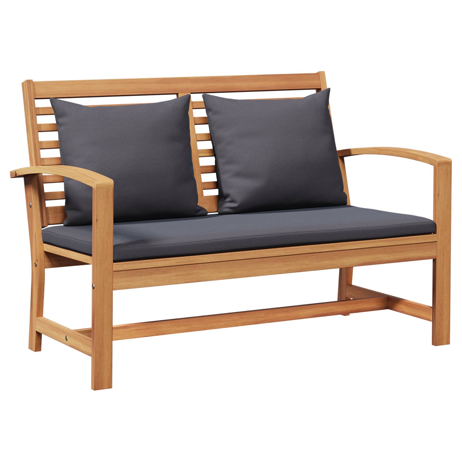 Gartensofa-set 3 stk. Natur Massives Teakholz