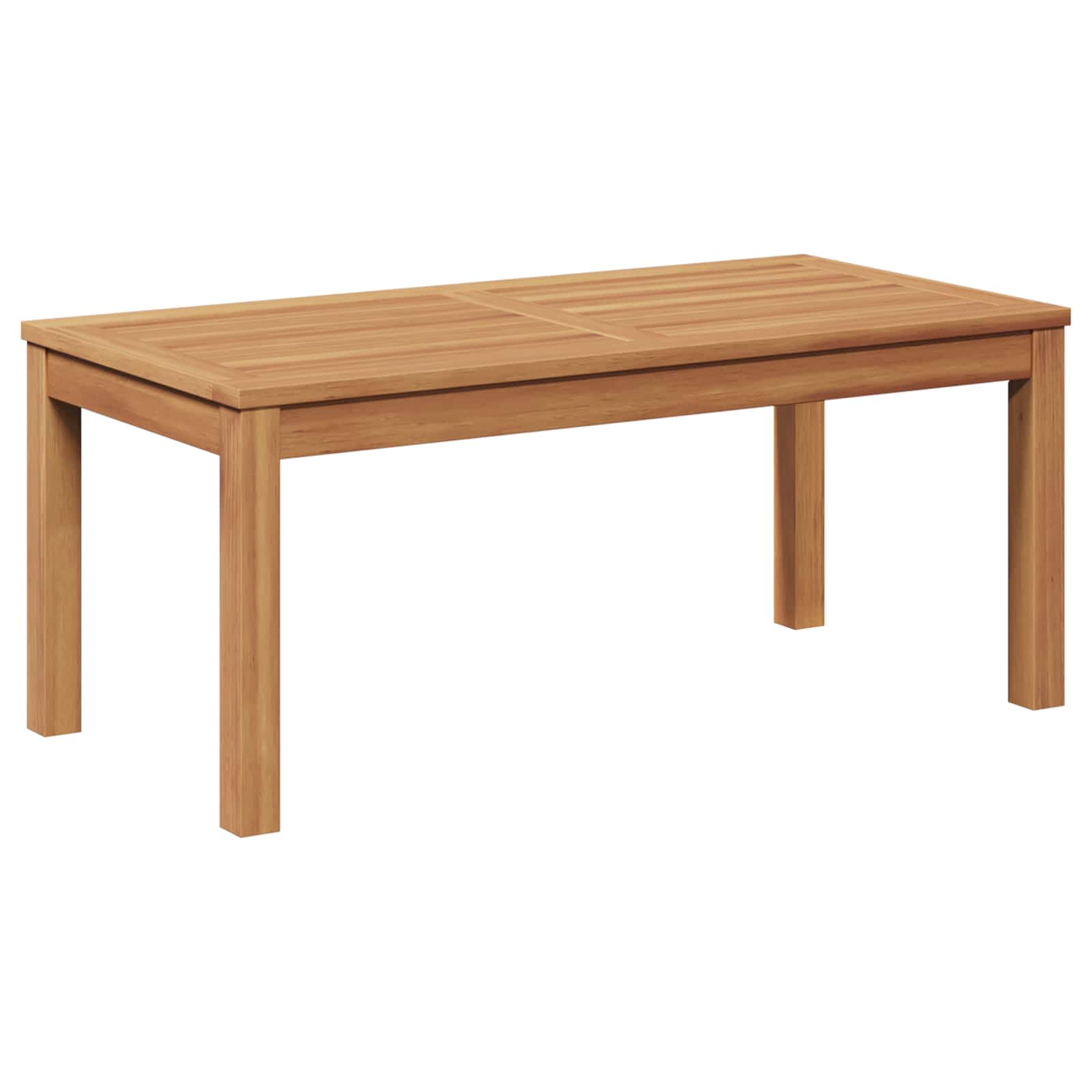 Gartensofa-set 3 stk. Natur Massives Teakholz