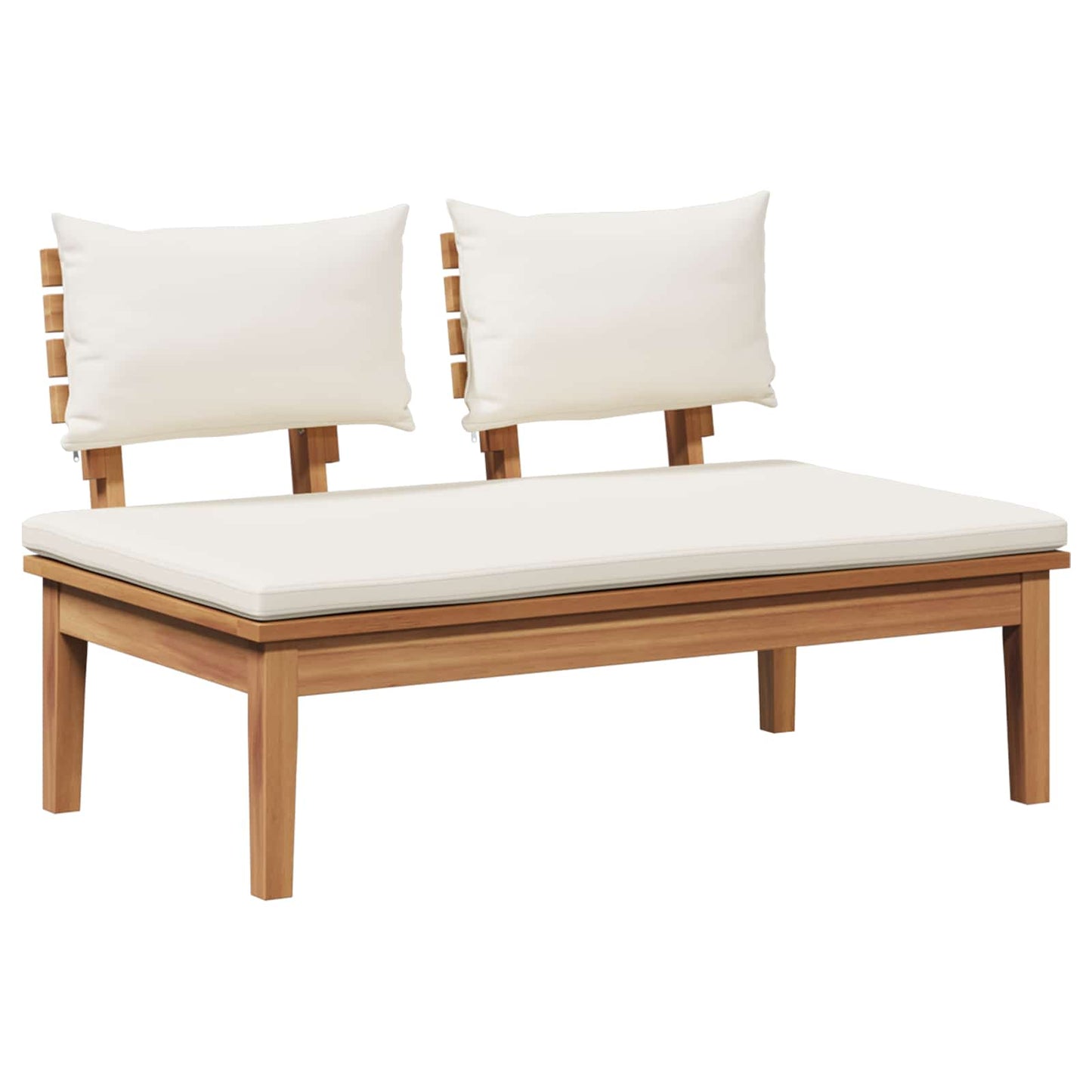 Gartensofa-set 4 stk. Braun und Creme