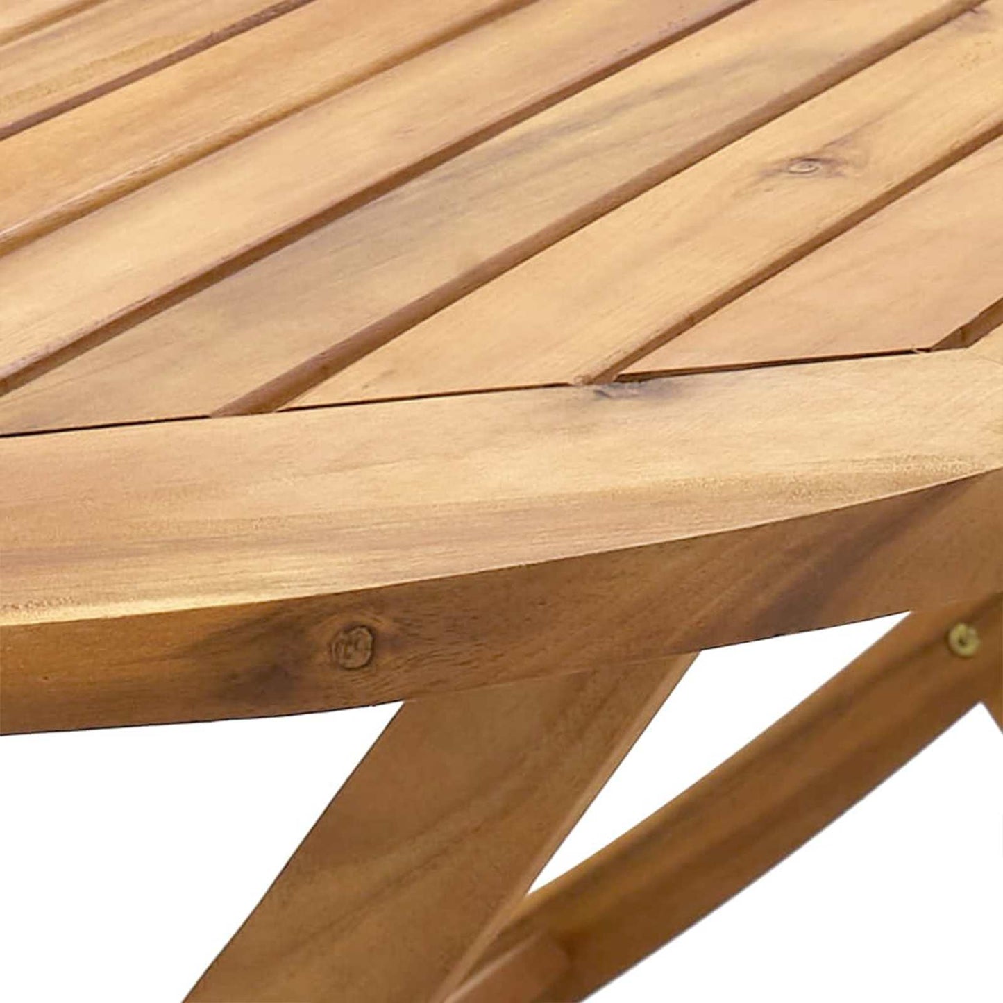 Garten Essgruppe 5 pcs Braun Massivholz Teak