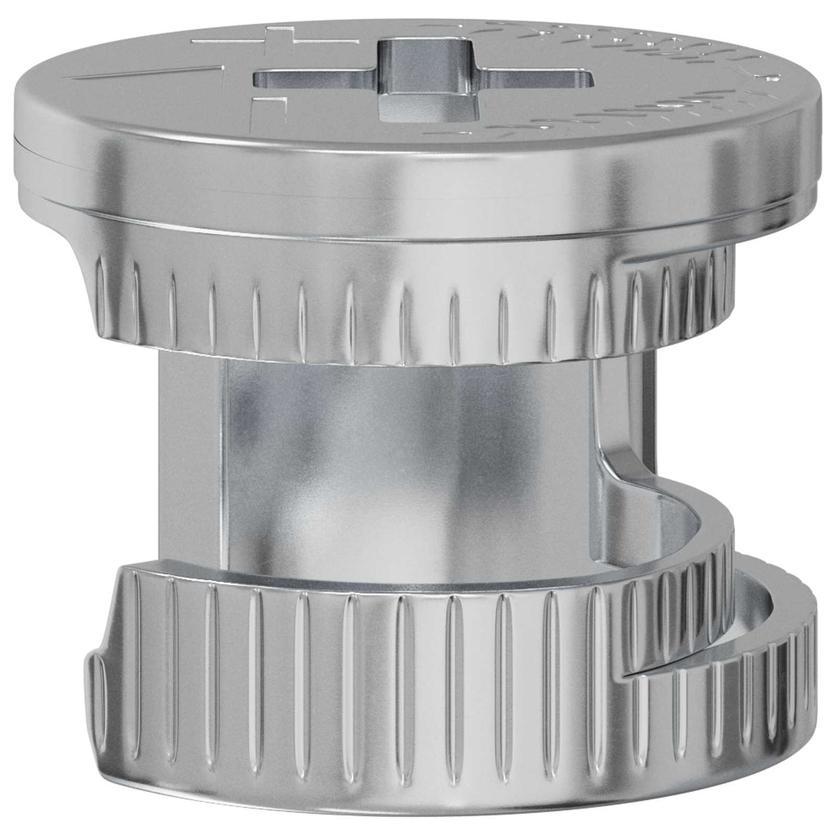 Zapfenschloss-Muttern 8372 stk. Silber Metall