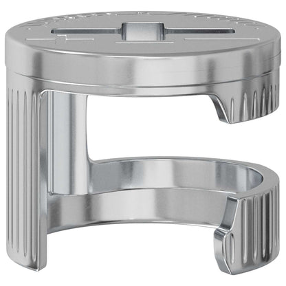 Zapfenschloss-Muttern 8372 stk. Silber Metall