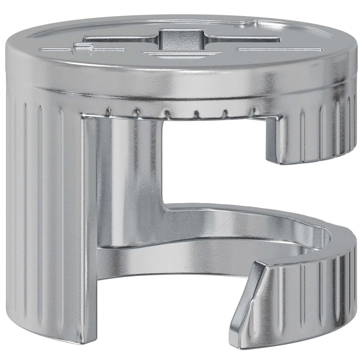 Zapfenschloss-Muttern 4000 stk. Silber Metall
