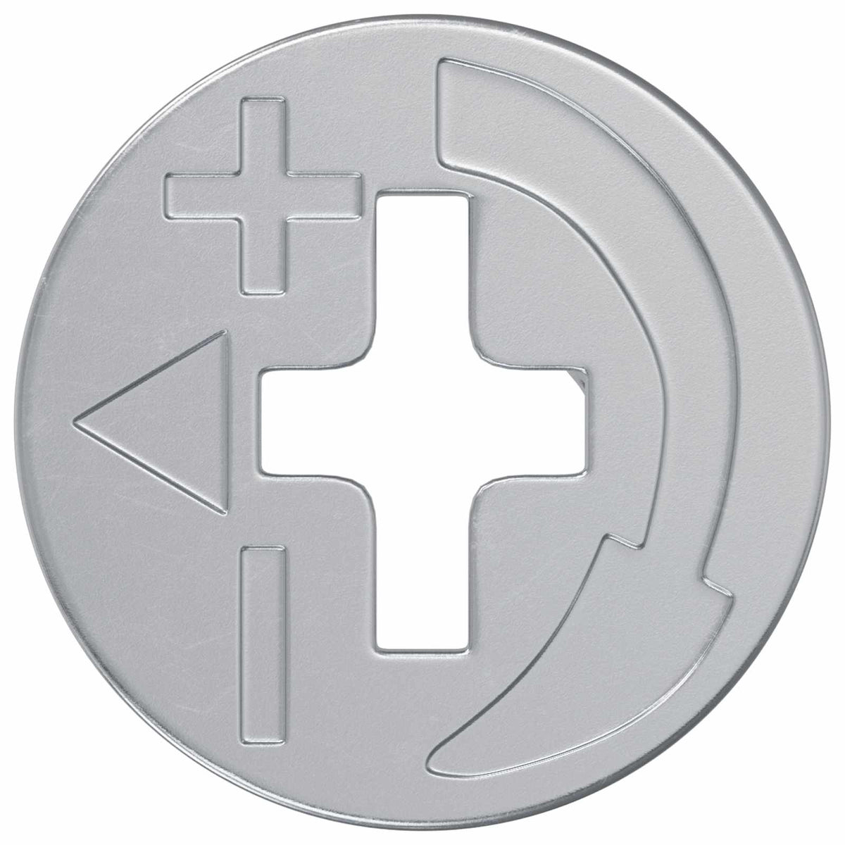 Zapfenschloss-Muttern 4000 stk. Silber Metall