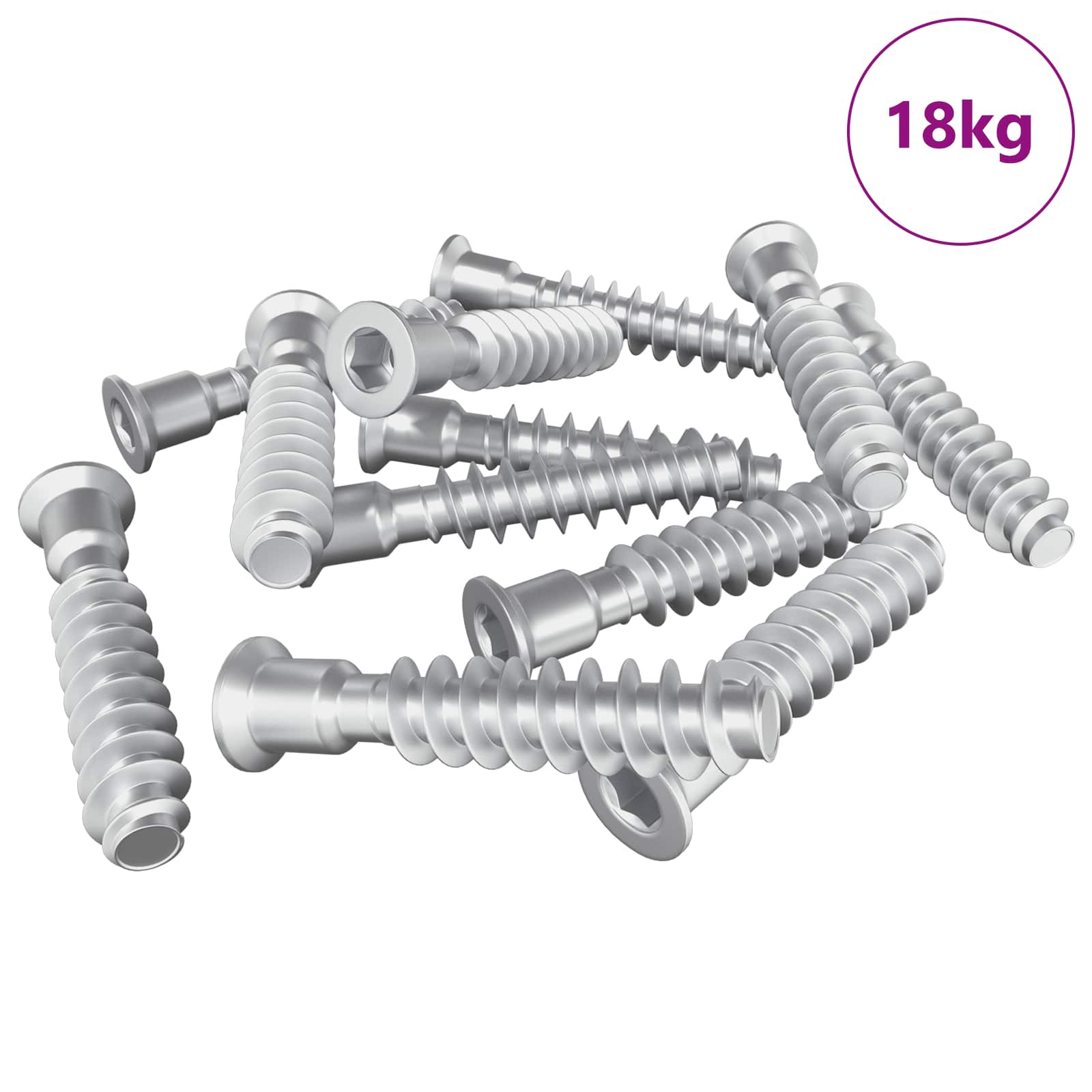 Kopfschraube 2900 Stk. Silber Stahl