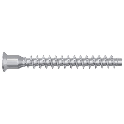 Confirmat-Schrauben 12 Stk. Silber Ø7 x 58 mm Metall