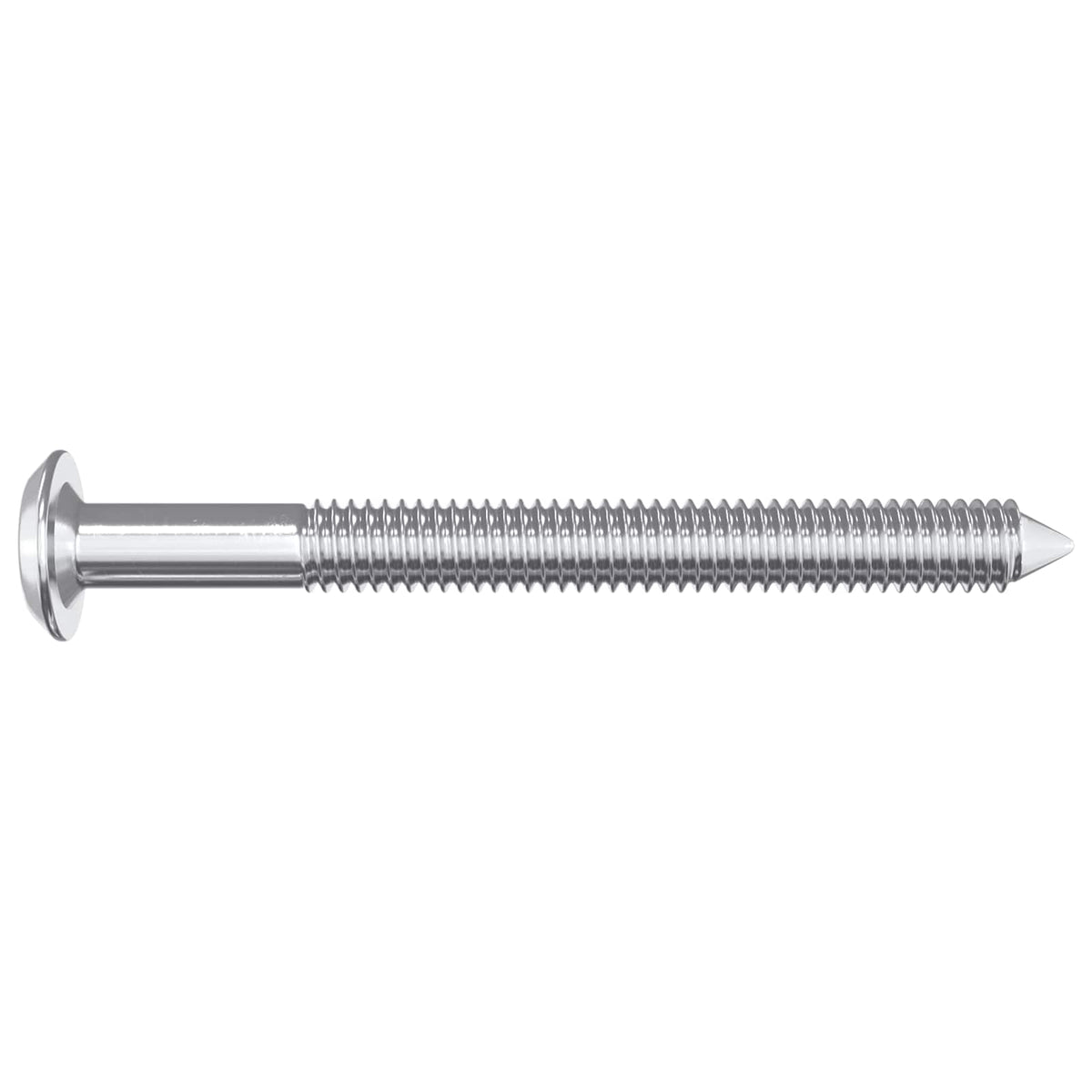 Möbel-Schrauben 2 Stk. Silber M6 x 60 mm Stahl