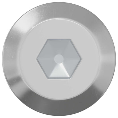 Schraube 2 stk. Silber M6 x 60 mm Stahl