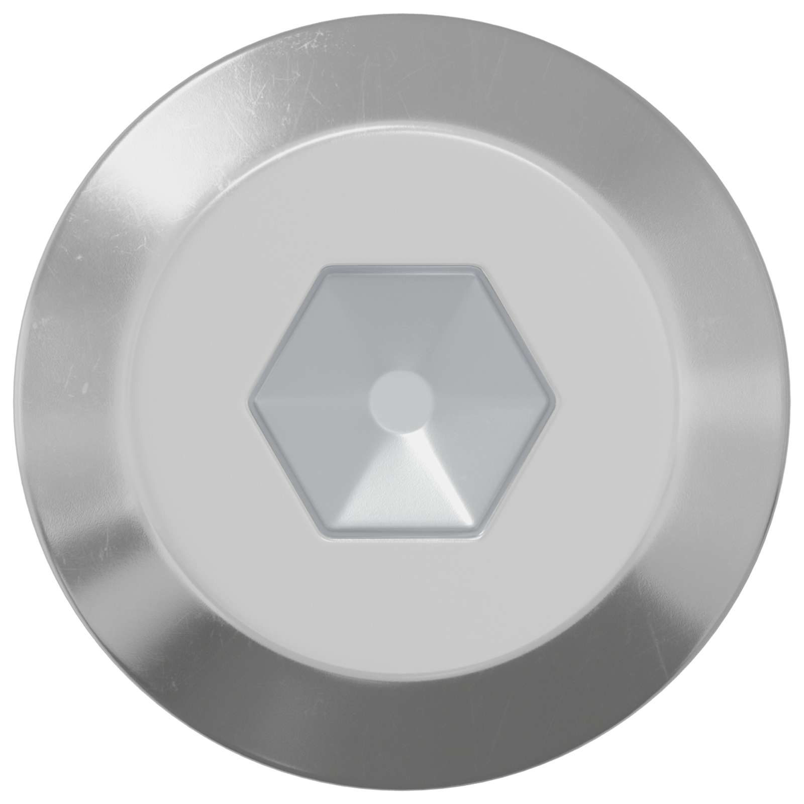 Schraube 12 stk. Silber M6 x 60 mm Stahl