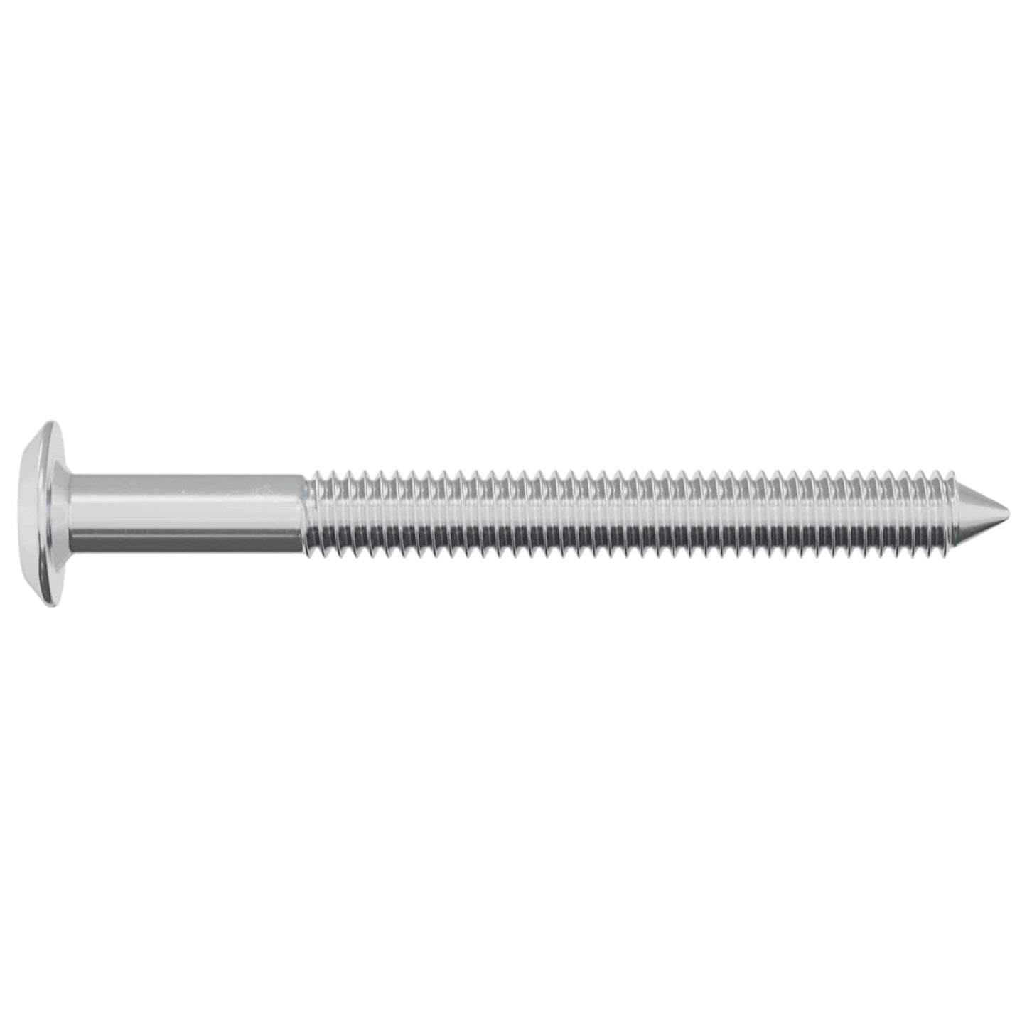 Schraube 12 stk. Silber M6 x 60 mm Stahl