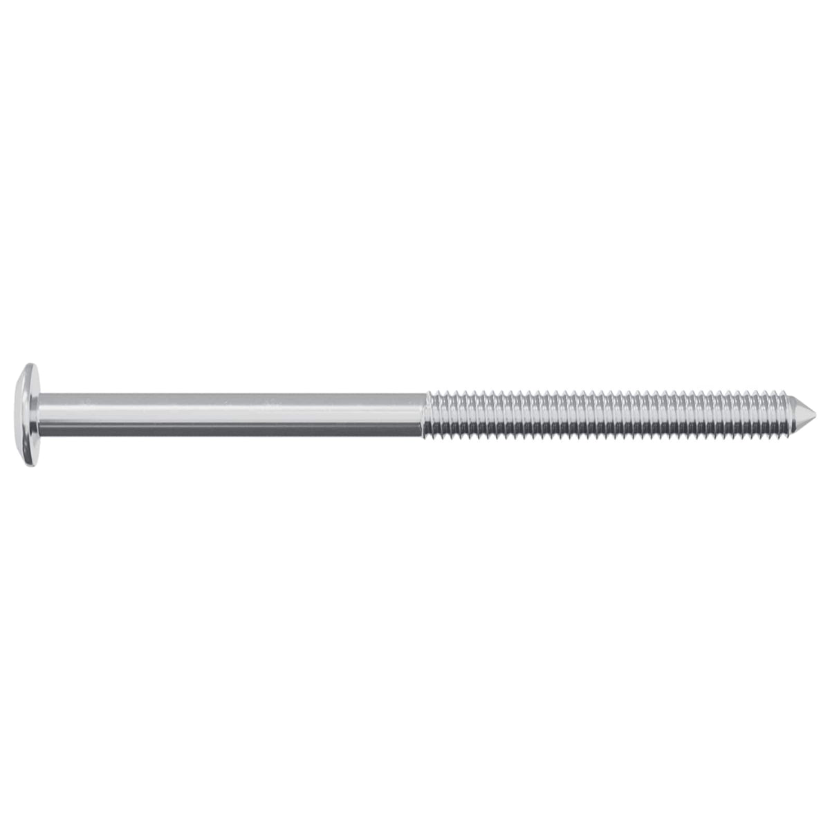 Schraube 2 stk. Silber M6 x 85 mm Stahl