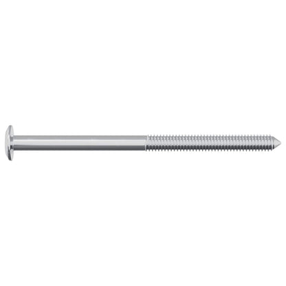 Schraube 2 stk. Silber M6 x 85 mm Stahl
