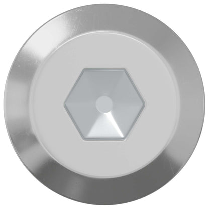Schraube 2 stk. Silber M6 x 100 mm Stahl